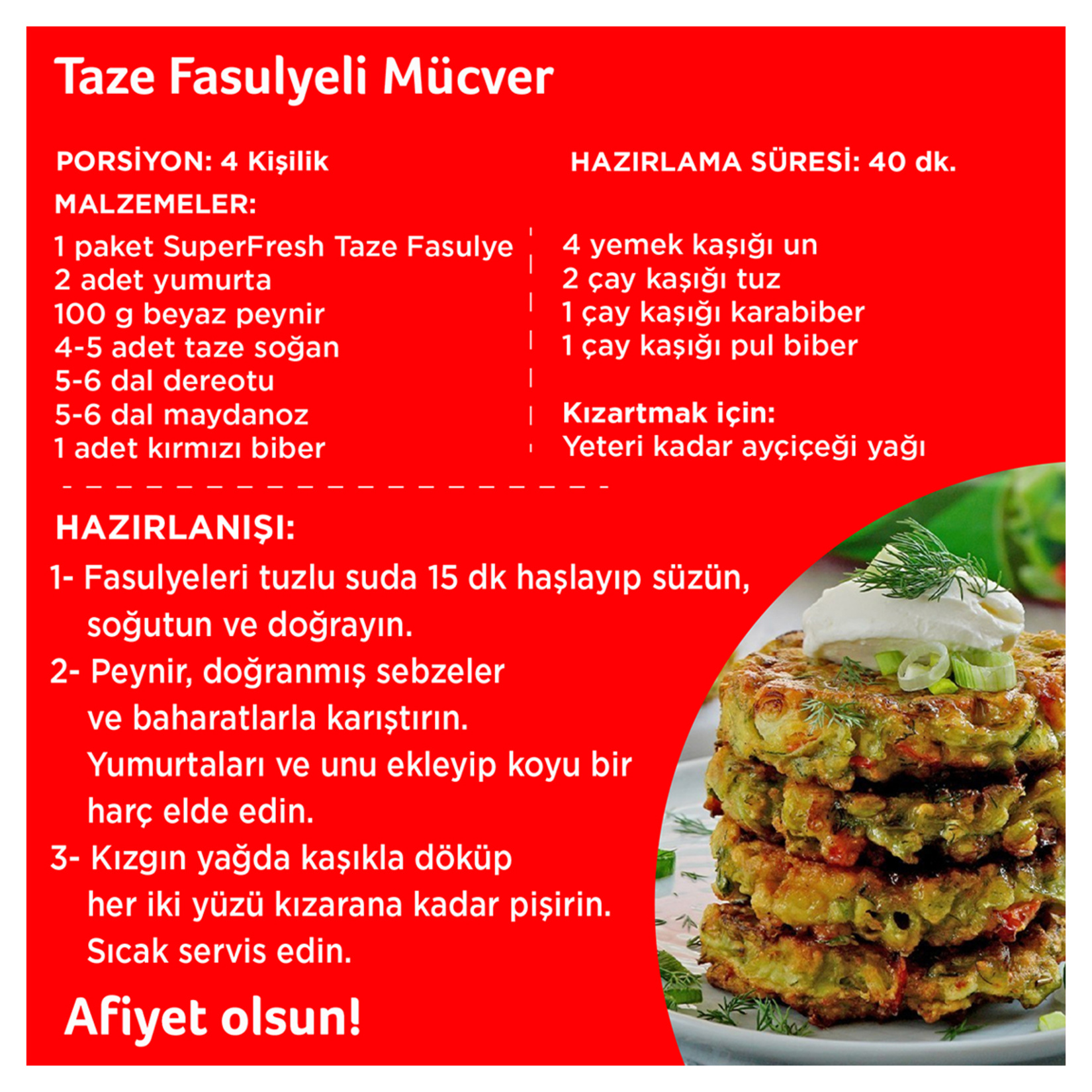 Superfresh Taze Fasulye 450 G - Görsel 3