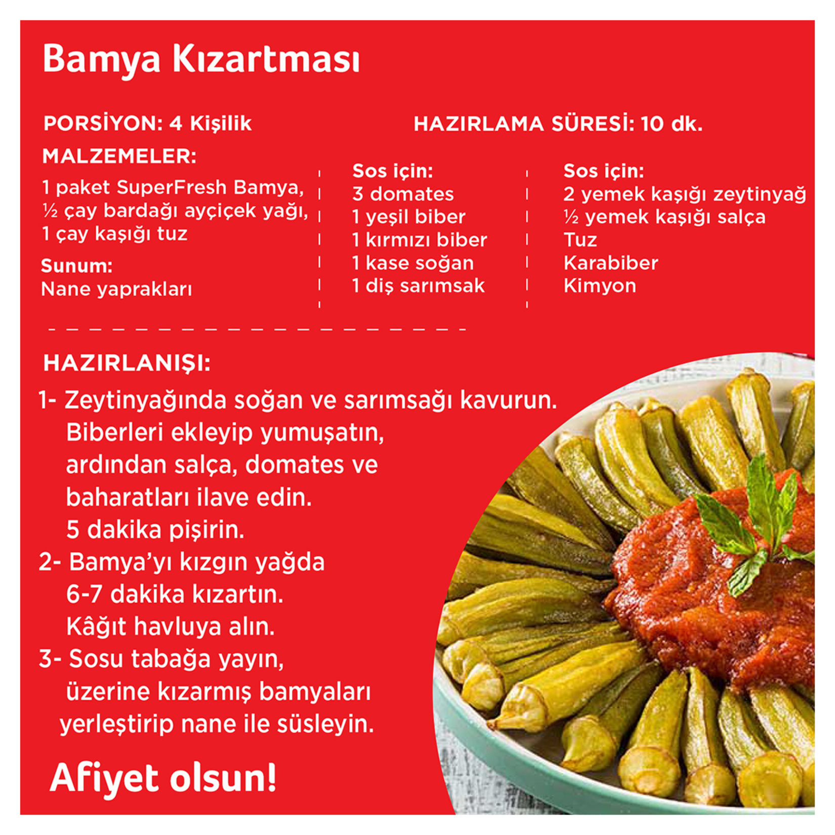 Superfresh Sivri Bamya 450 G - Görsel 3