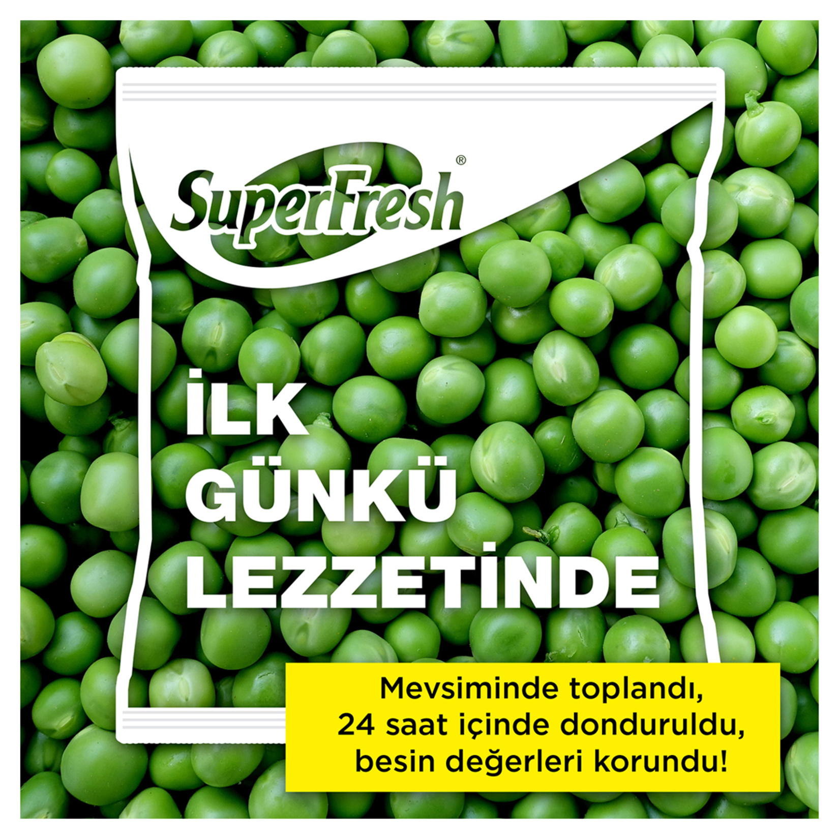 SuperFresh Organik Bezelye 450 G - Görsel 2