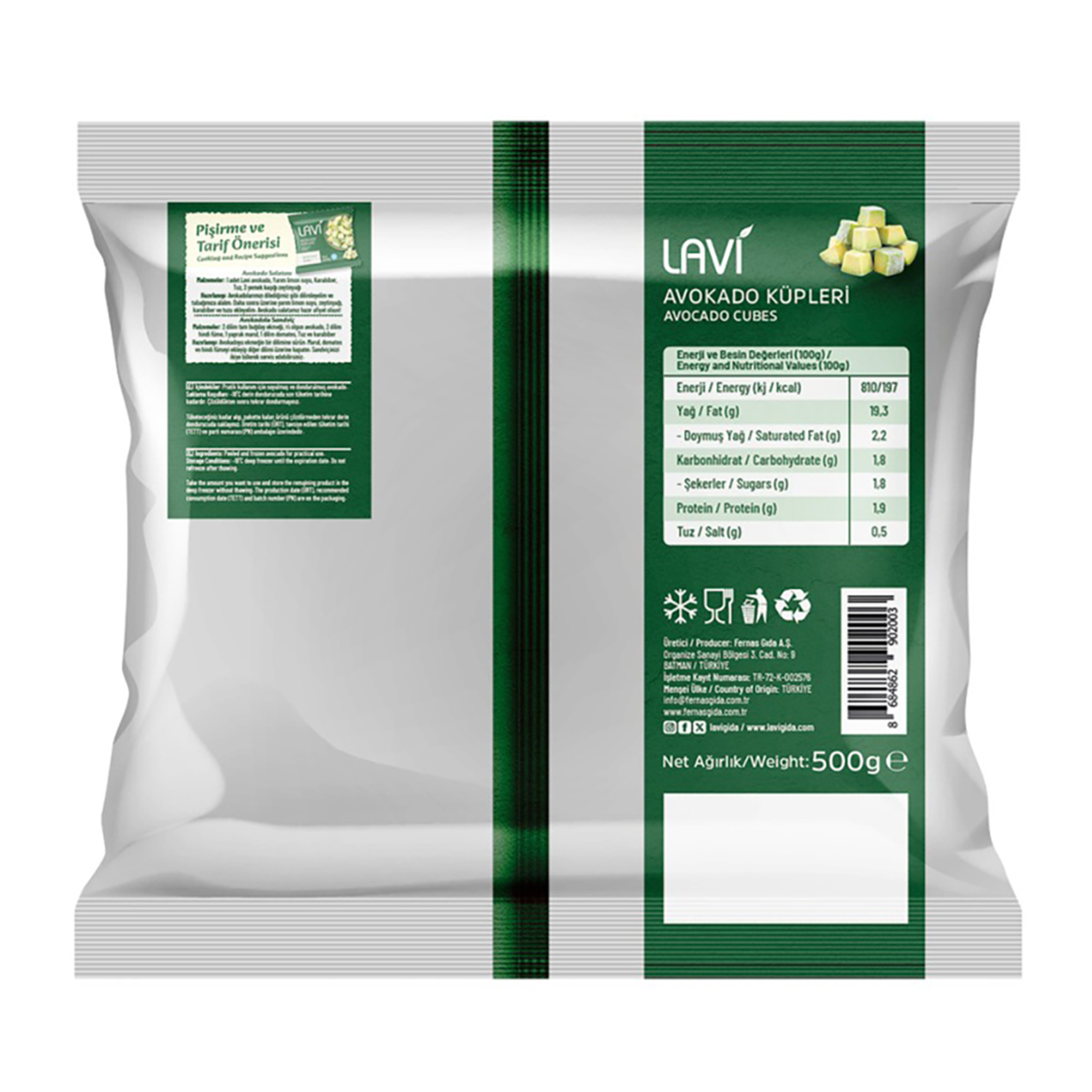 Lavi Avokado Küpleri 500 G - Görsel 2