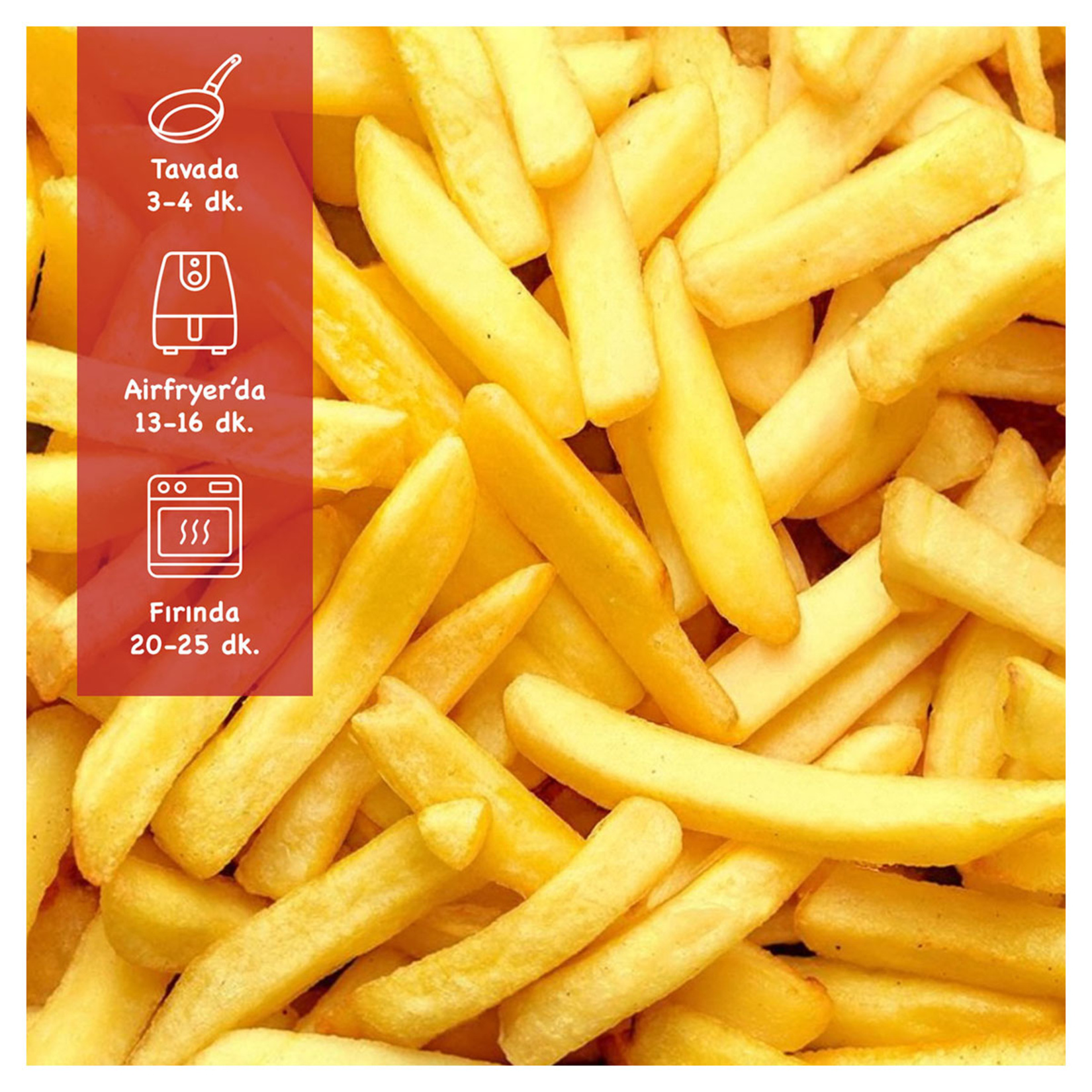 SuperFresh Parmak Patates 1 Kg - Görsel 2