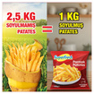 SuperFresh Parmak Patates 1 Kg - Görsel 3