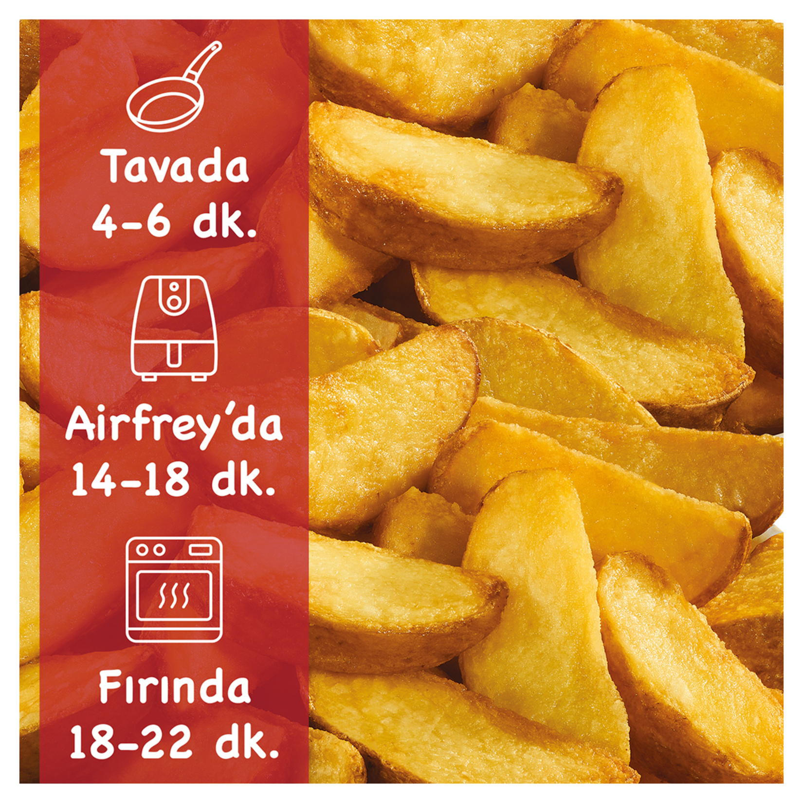 SuperFresh Elma Dilim Patates 1 Kg - Görsel 2