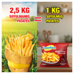 SuperFresh Elma Dilim Patates 1 Kg - Görsel 3