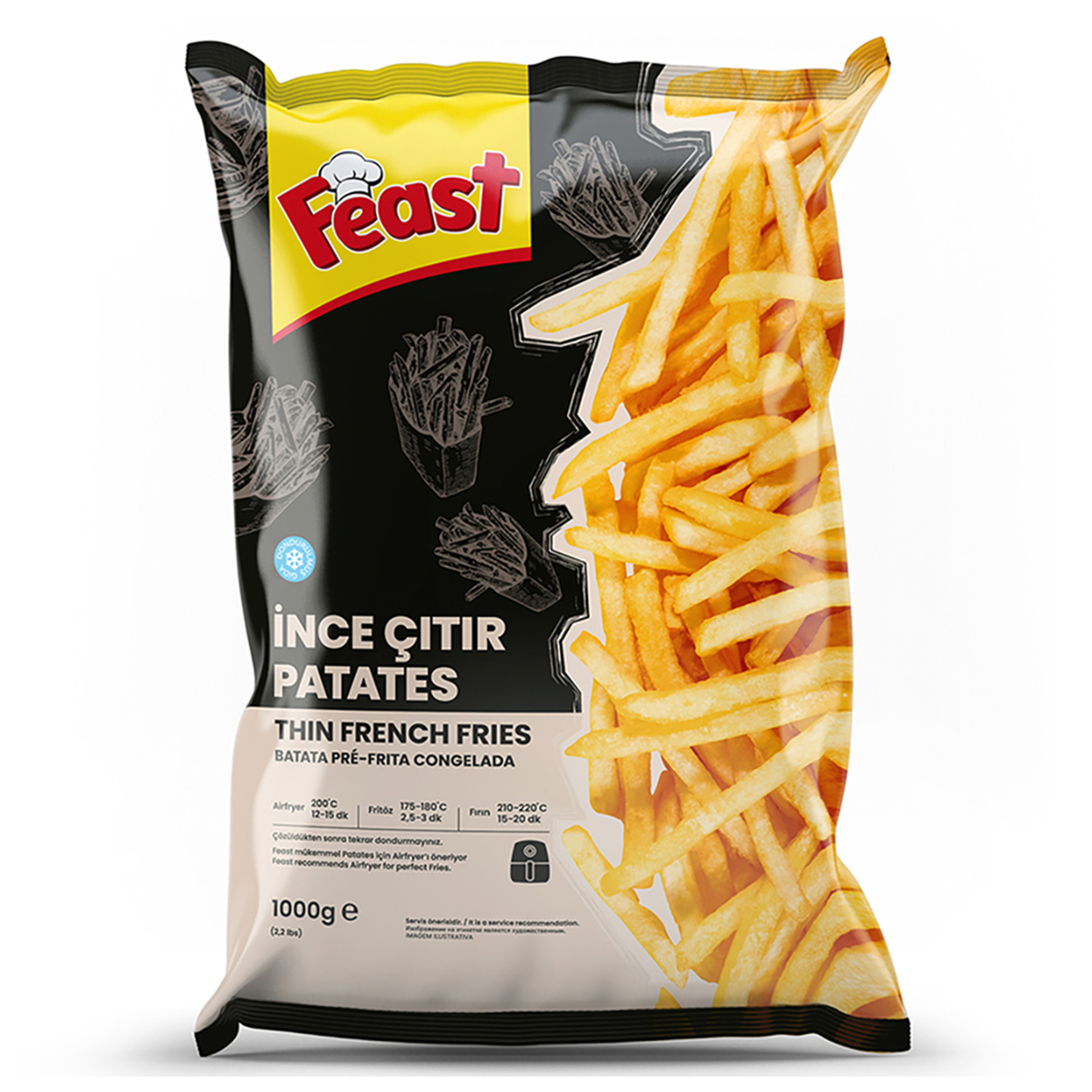 Feast Patates İnce Çubuk 1 Kg