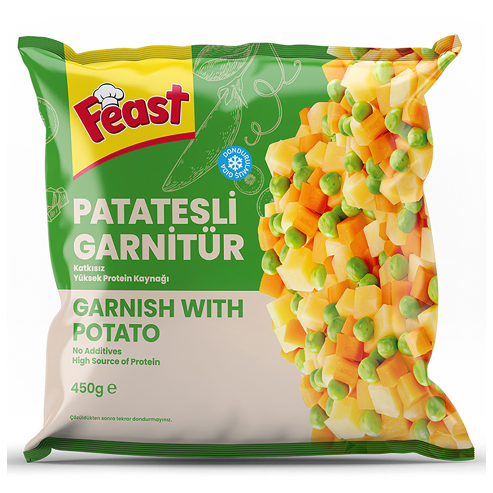 Feast Patatesli Garnitür 450 G