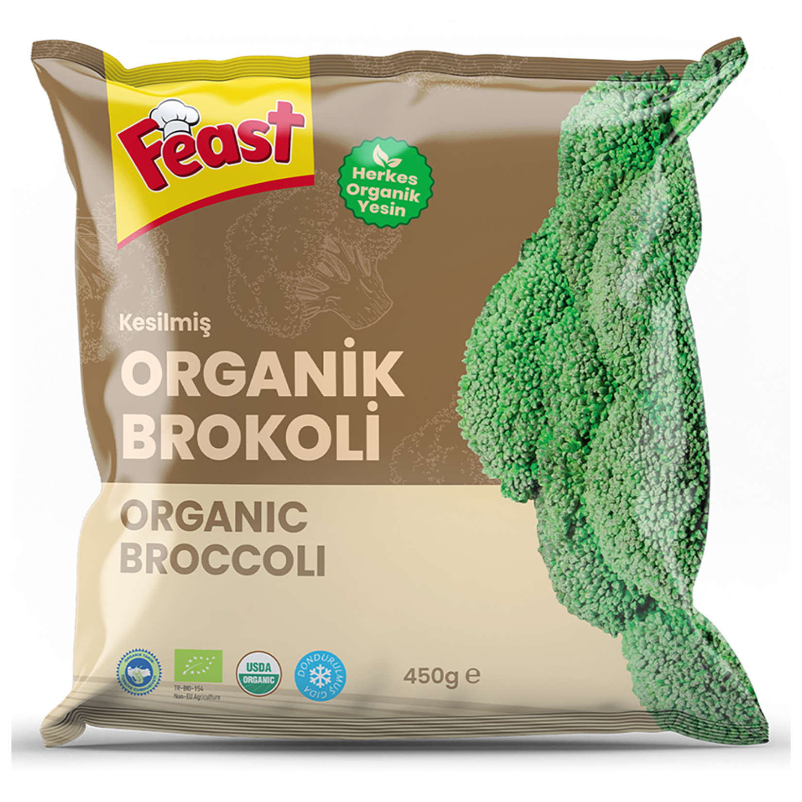 Feast Organik Brokoli 450 G