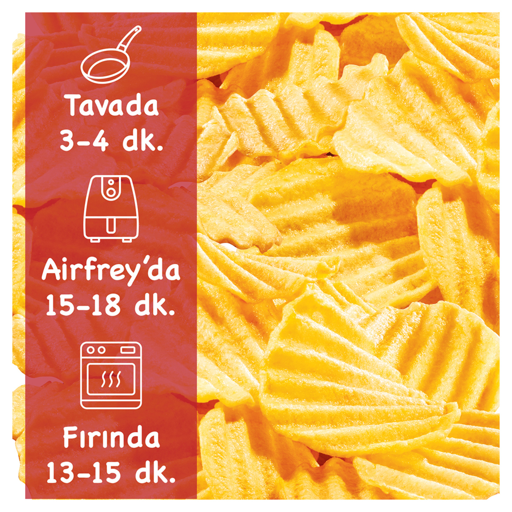 SuperFresh Patates Cips Kesim Patates 400 G - Görsel 2