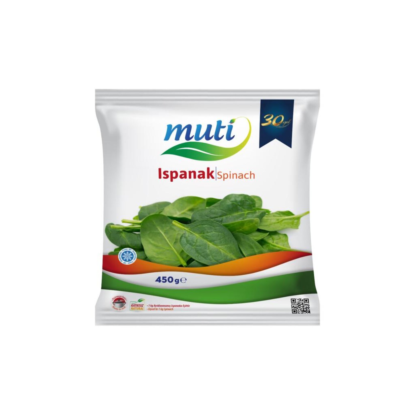Muti Dondurulmuş Ispanak 450G