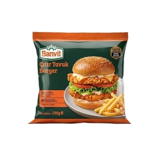 Banvit Çıtır Tavuk Burger 720 g