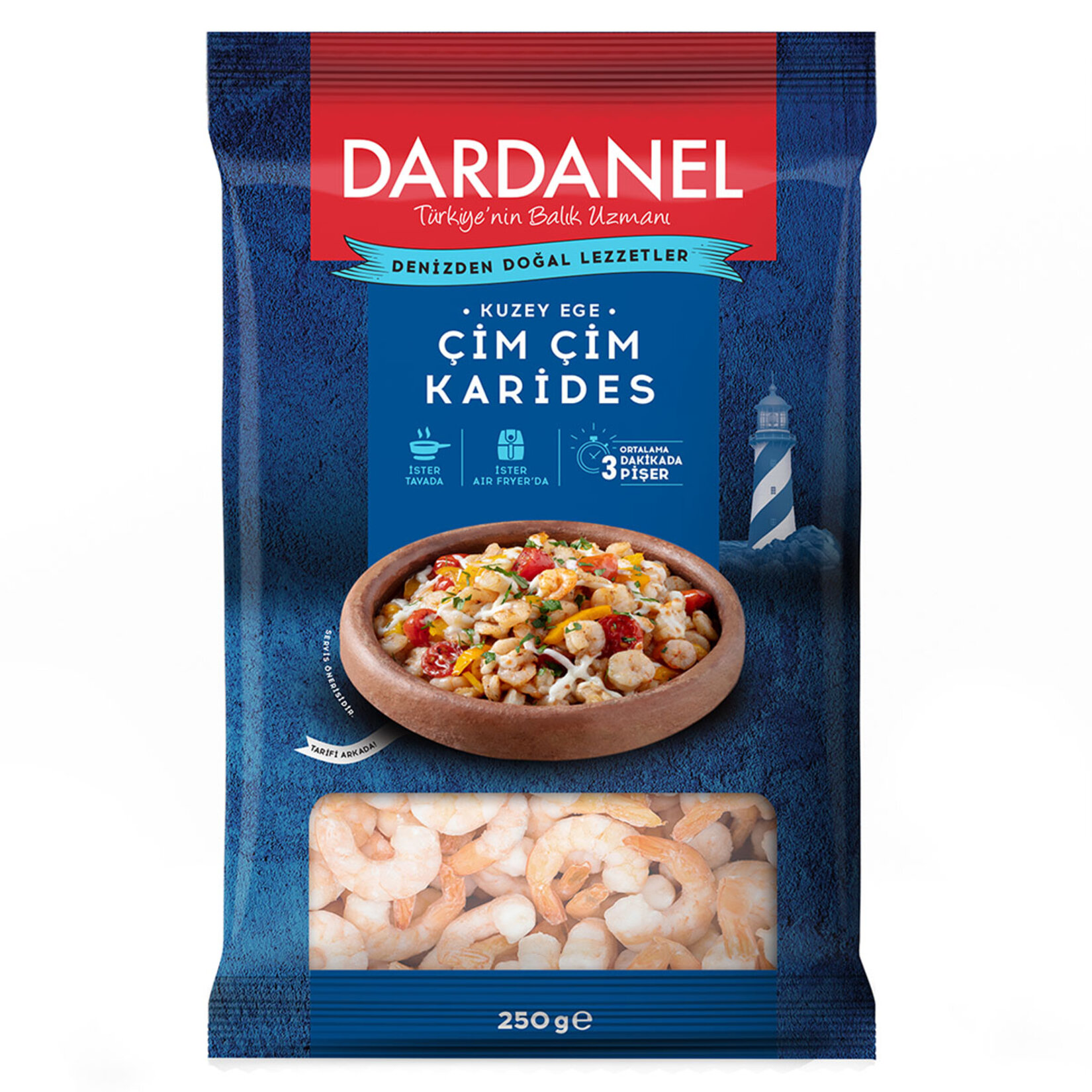Dardanel Çim Çim Karides 250 G - Görsel 1