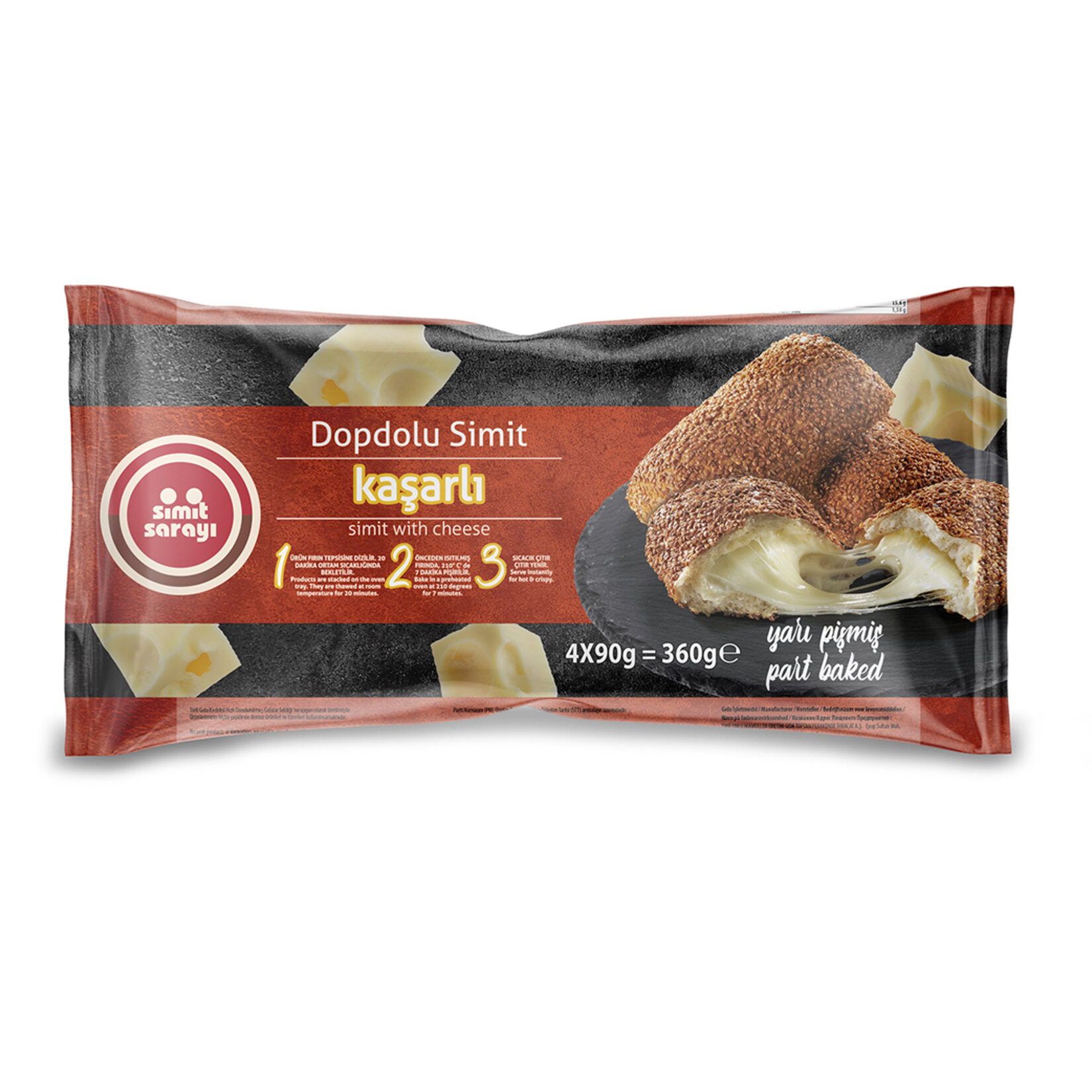 Simit Sarayı Kaşarlı Dopdolu Simit 360 G