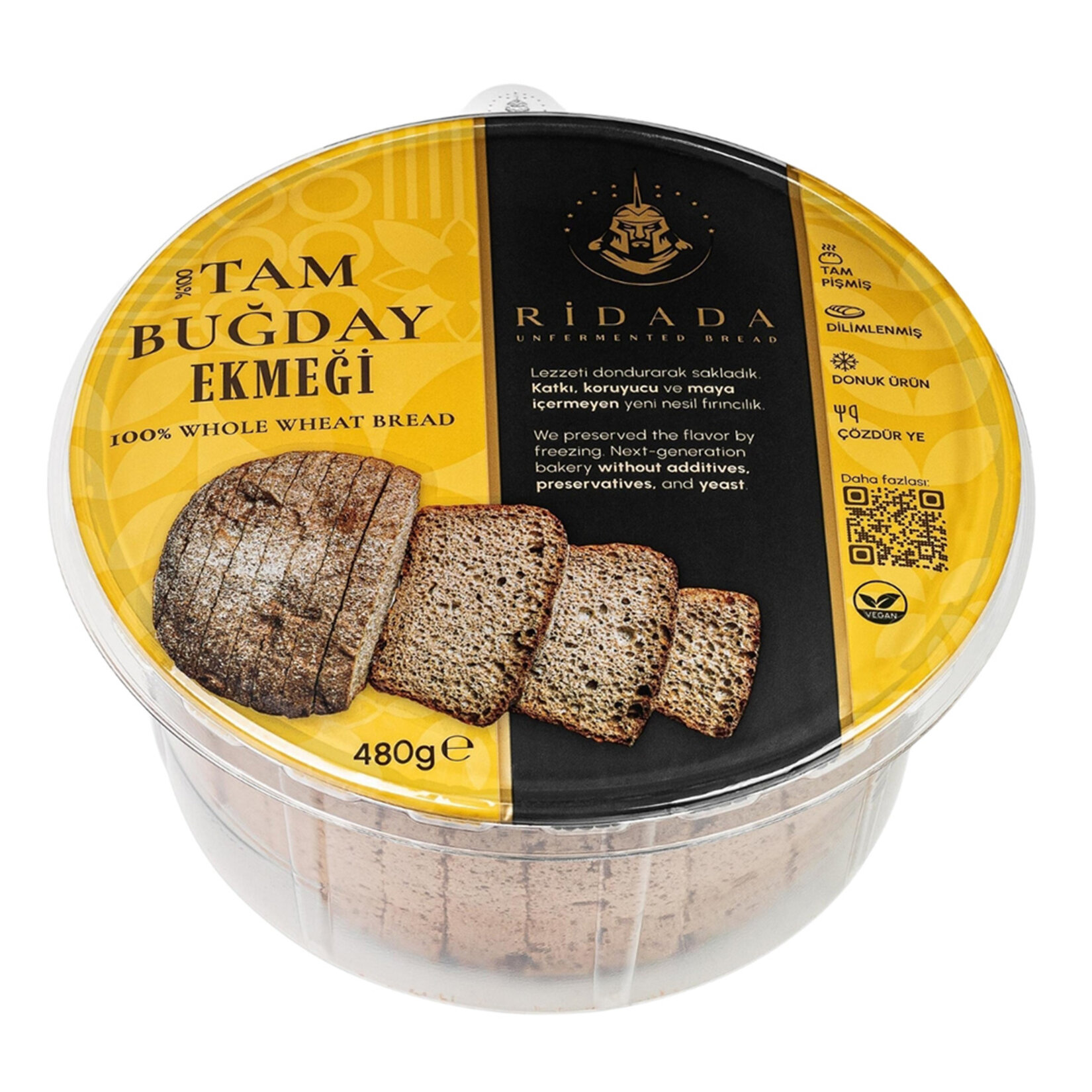 Ridada %100 Tam Buğday Ekmeği 480 G