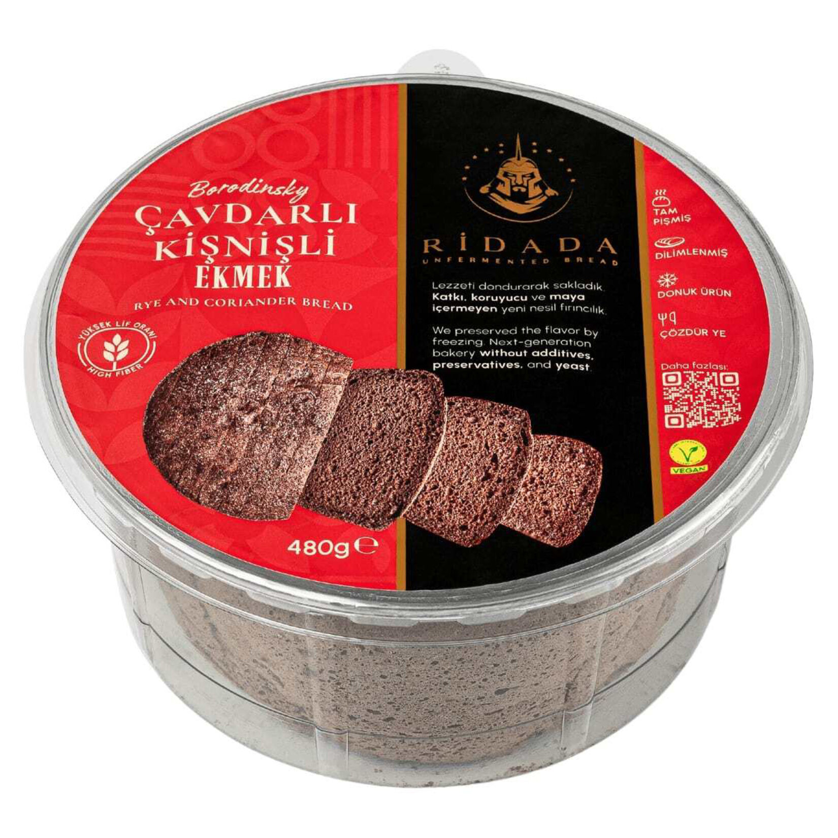 Ridada Çavdarlı Kişnişli Ekmek (Borodinsky) 480 G