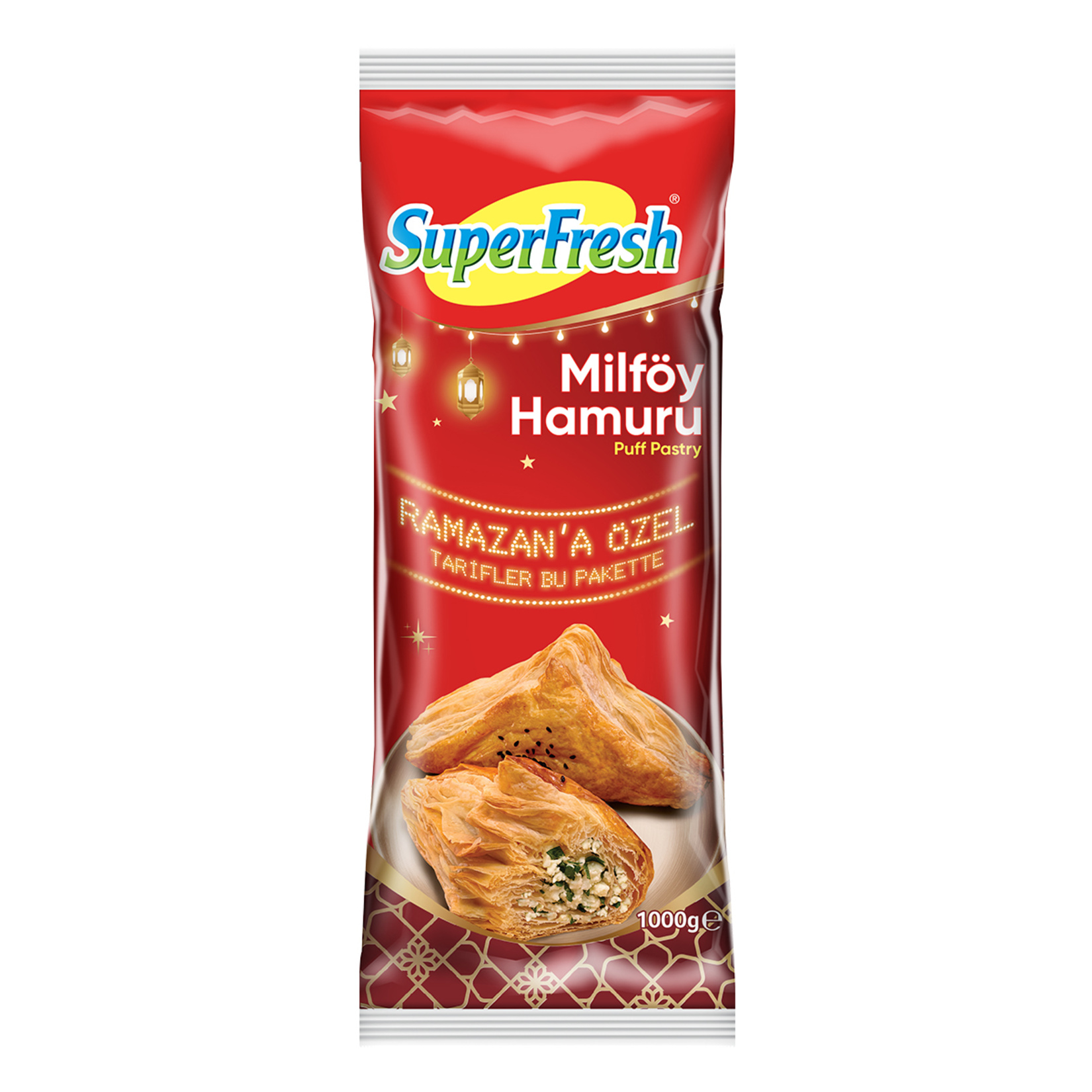 SuperFresh Milföy Hamuru 1 Kg - Görsel 1