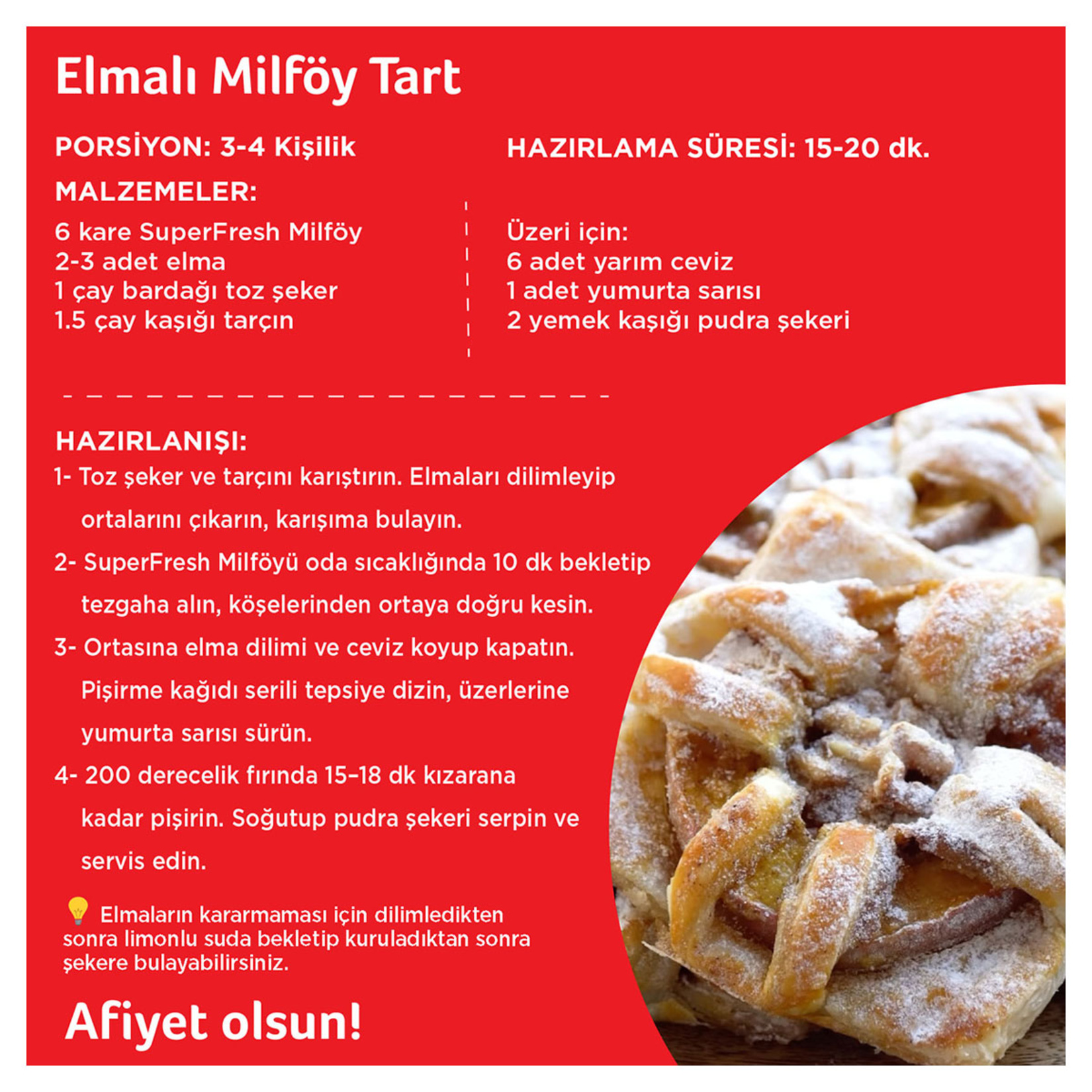 SuperFresh Milföy Hamuru 1 Kg - Görsel 3