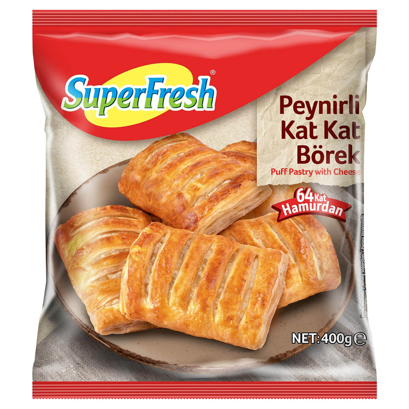 SuperFresh Peynirli Kat Kat Börek 400 G
