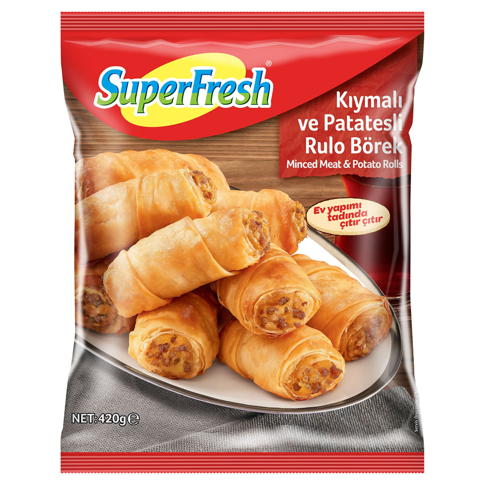 Superfresh Kıymalı Patatesli Rulo Börek 420 G