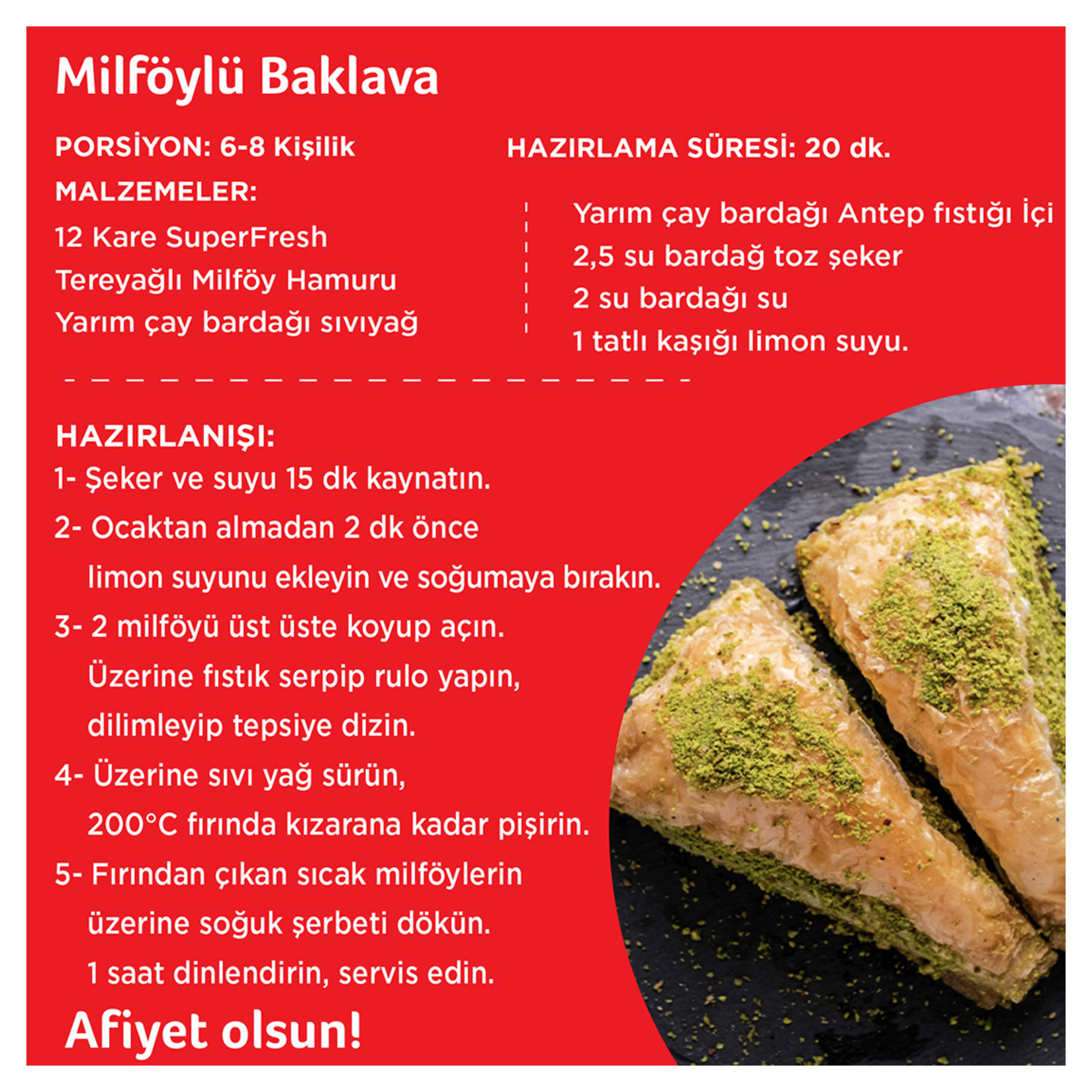 SuperFresh Tereyağlı Milföy Hamuru 1 Kg - Görsel 3