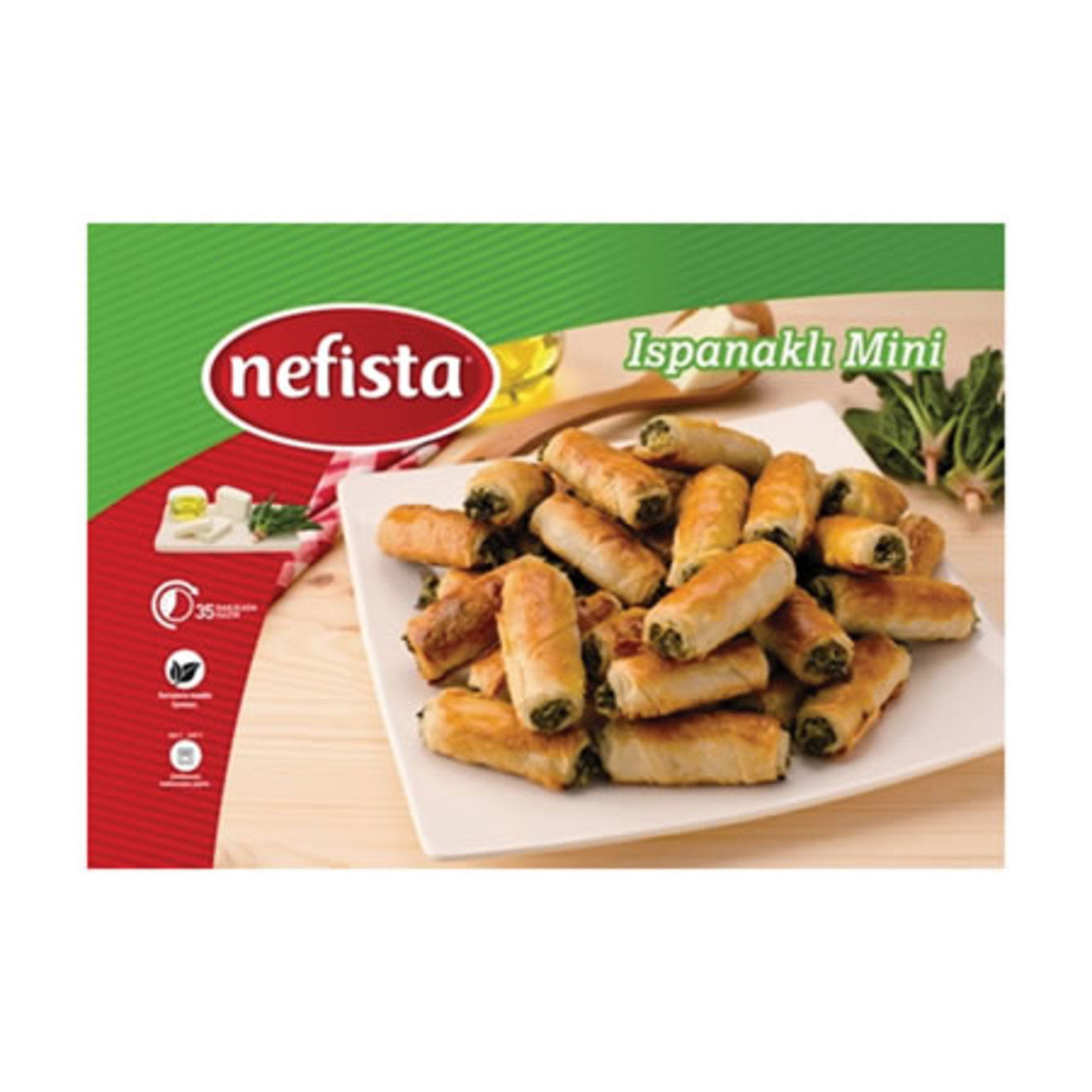 Nefista Mini Rulo ıspanaklı 500 G