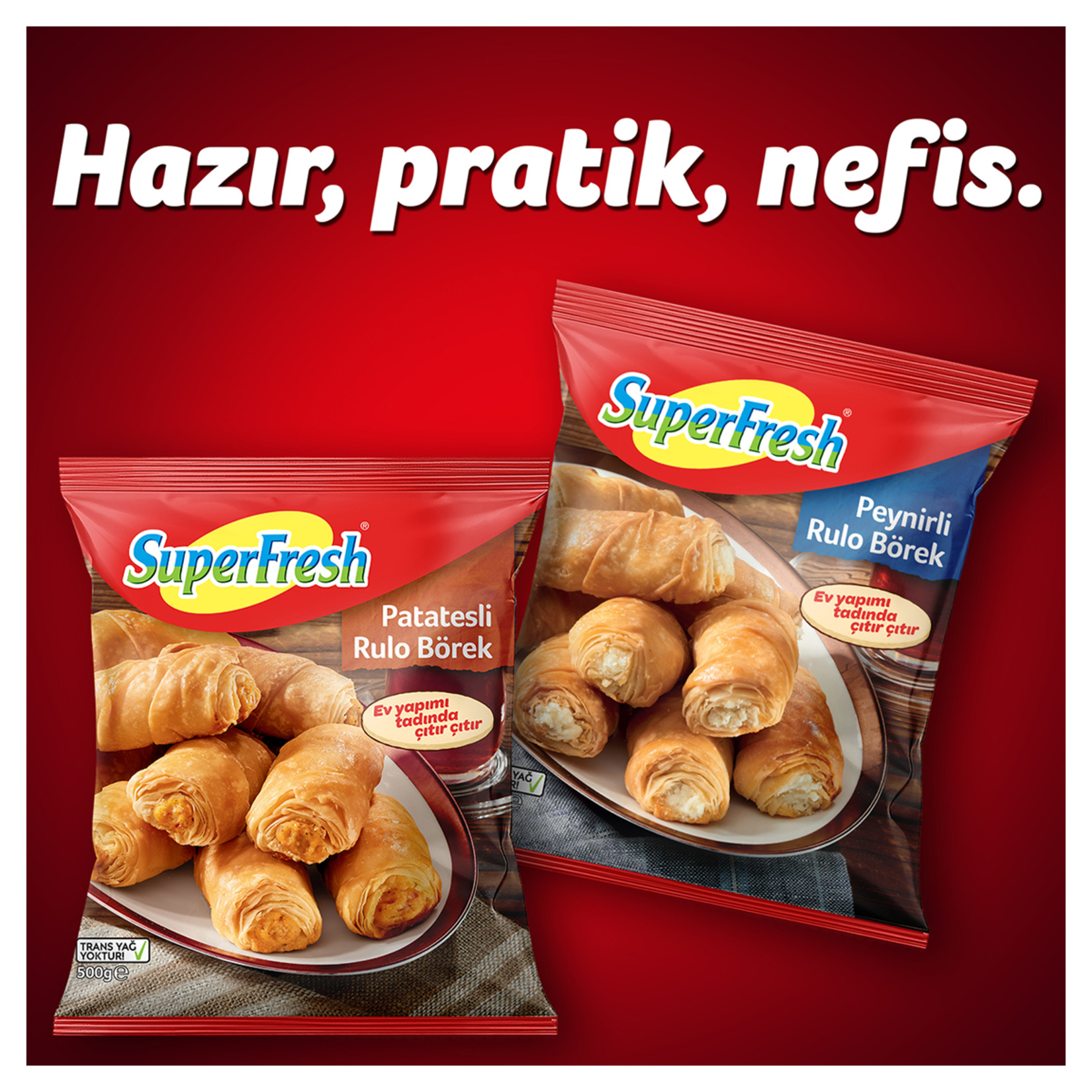 Superfresh Ispanaklı Rulo Börek 500 G - Görsel 3