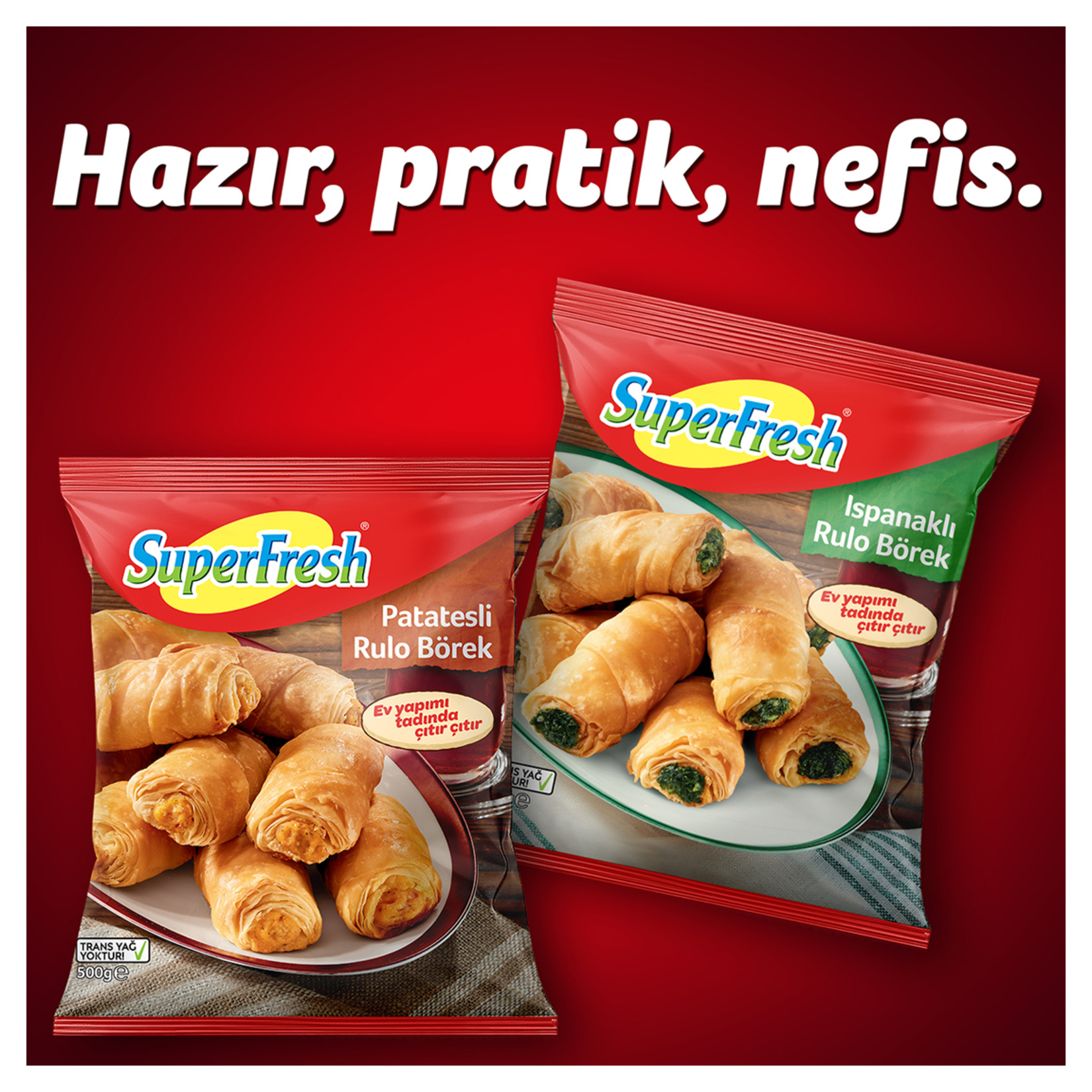 Superfresh Peynirli Rulo Börek 500 G - Görsel 3