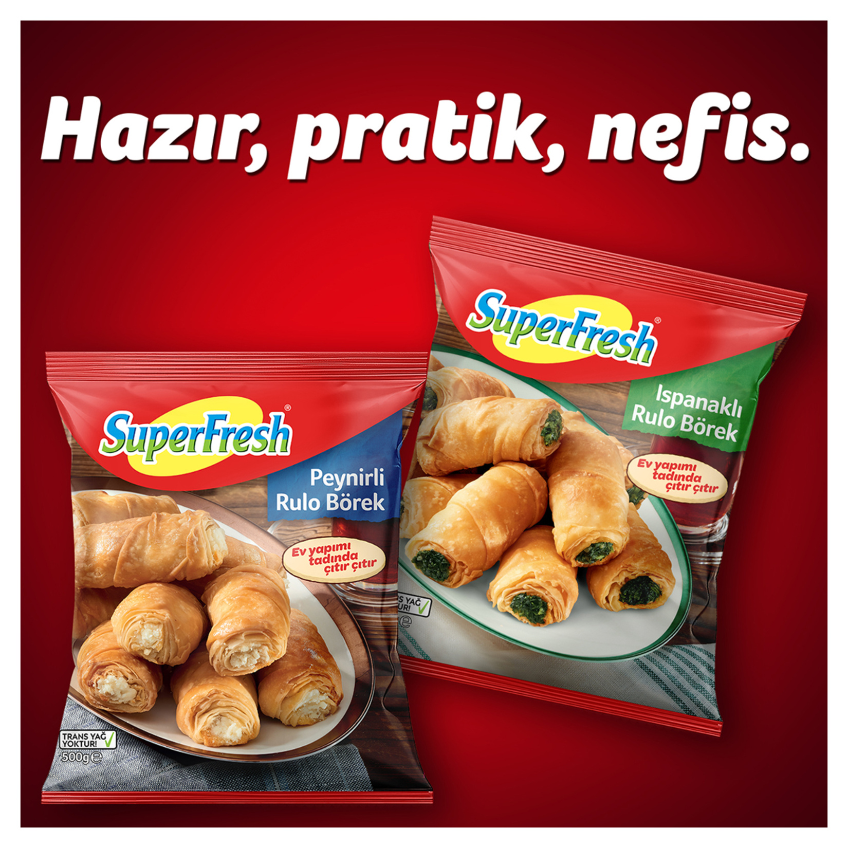 Superfresh Patatesli Rulo Börek 500 G - Görsel 3