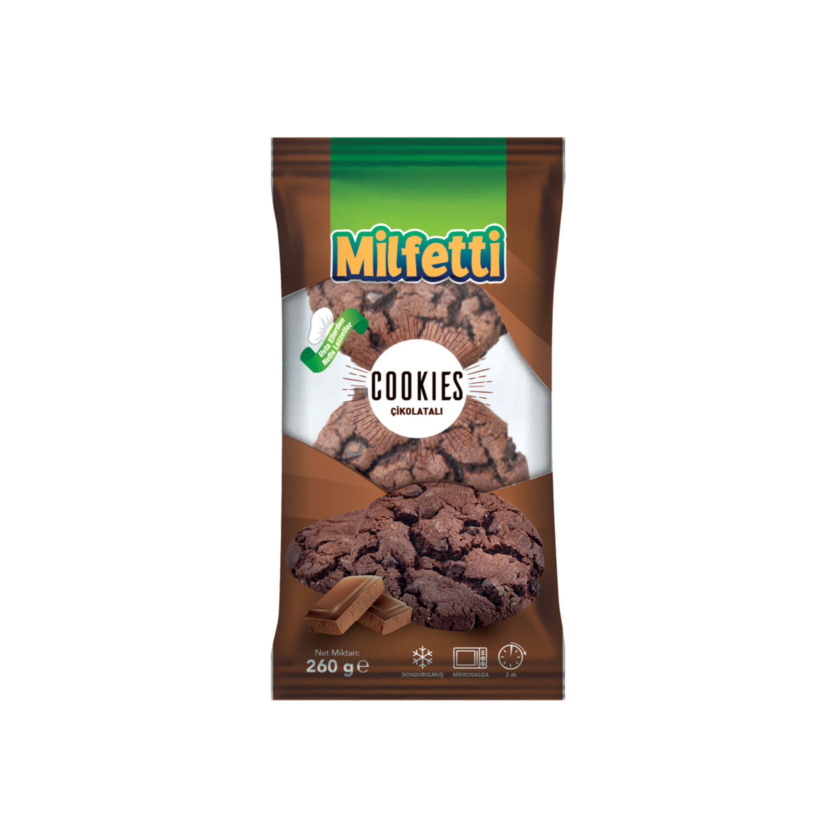 Milfetti Çikolatalı Cookie 260 G