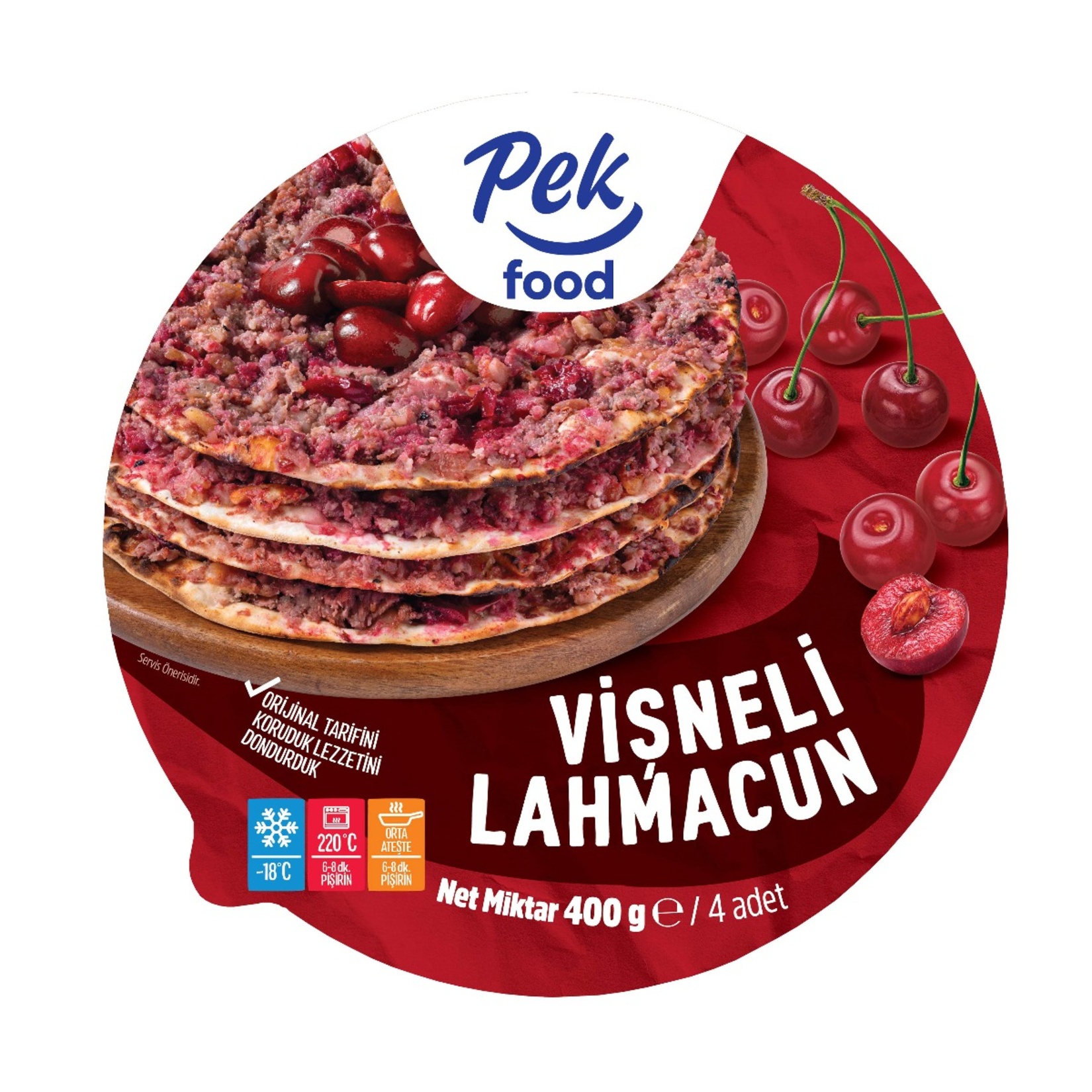 Pek Food Vişneli Lahmacun 400 G - Görsel 1