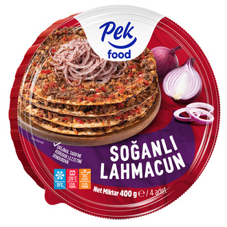 Pek Food Soğanlı Lahmacun 4'lü 400 g