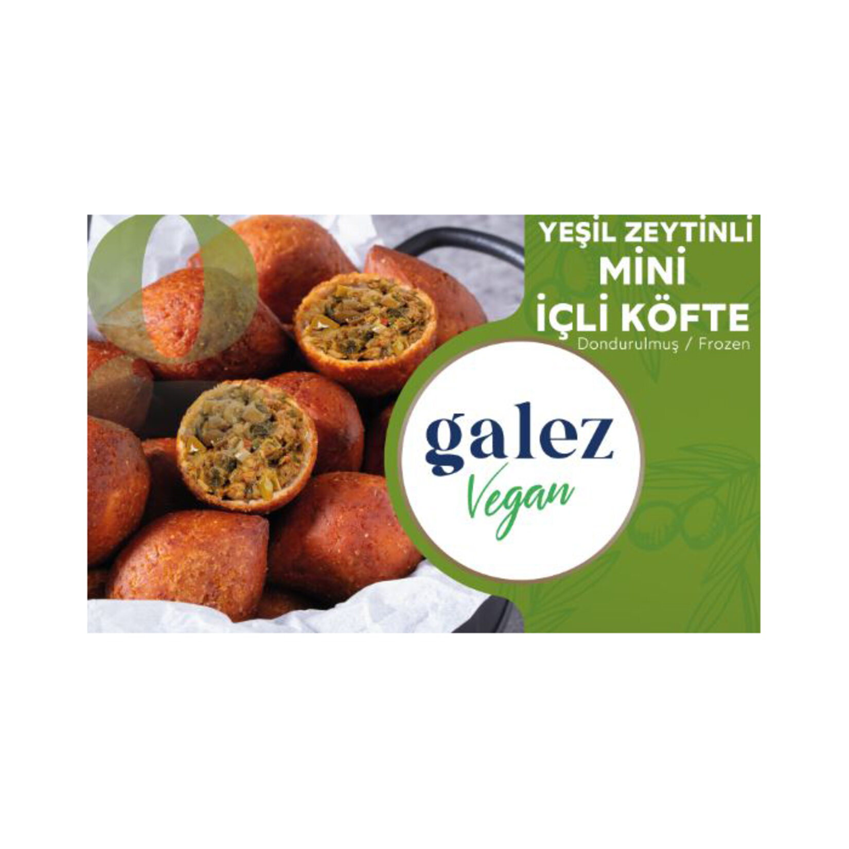 Galez Yeşil Zeytinli Mini İçli Köfte 500G