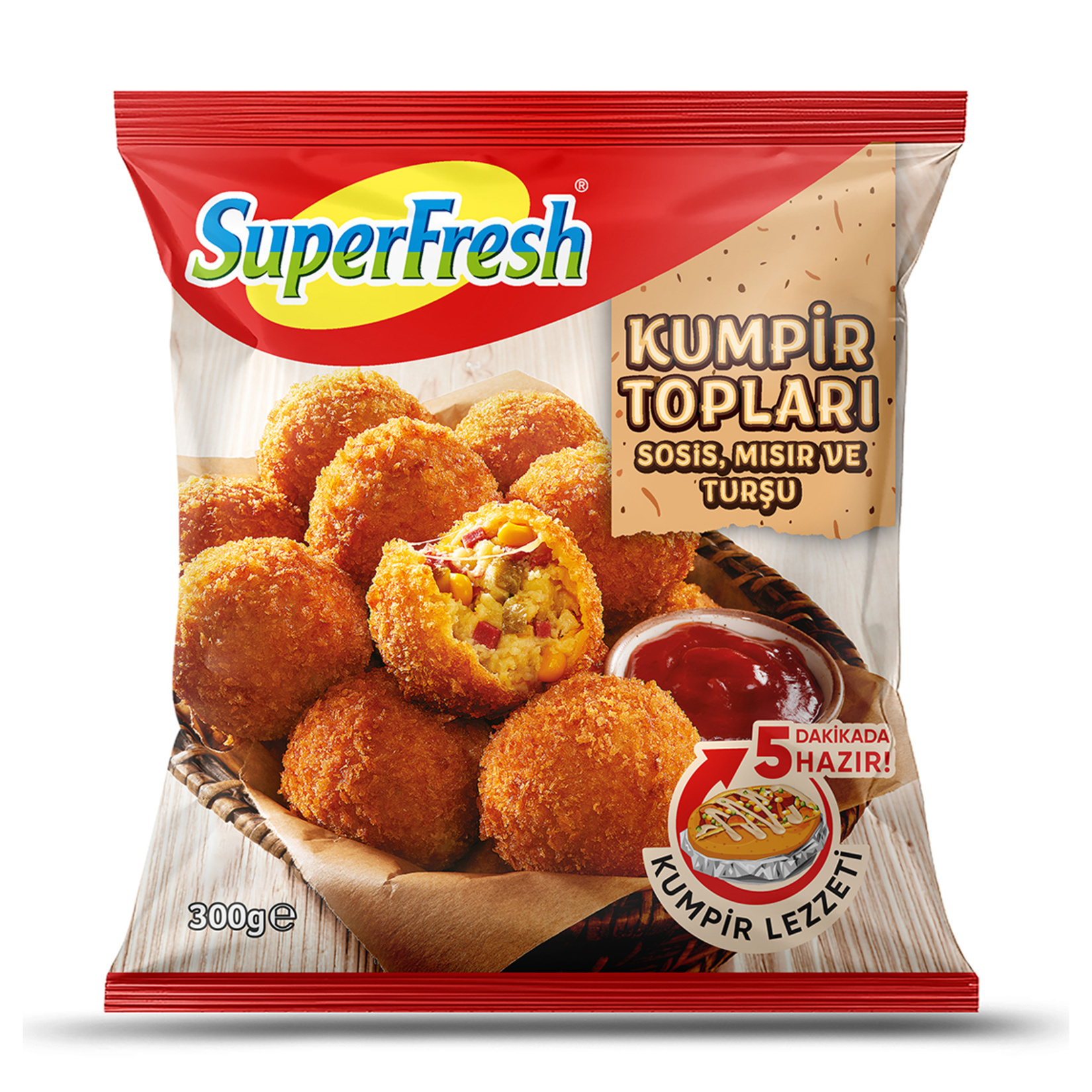 SuperFresh Kumpir Topları 300 G - Görsel 1