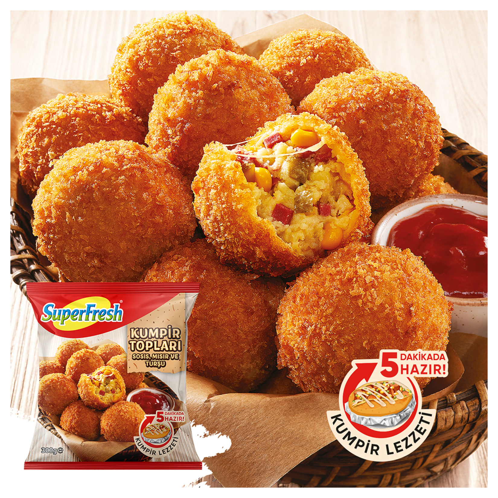 SuperFresh Kumpir Topları 300 G - Görsel 2