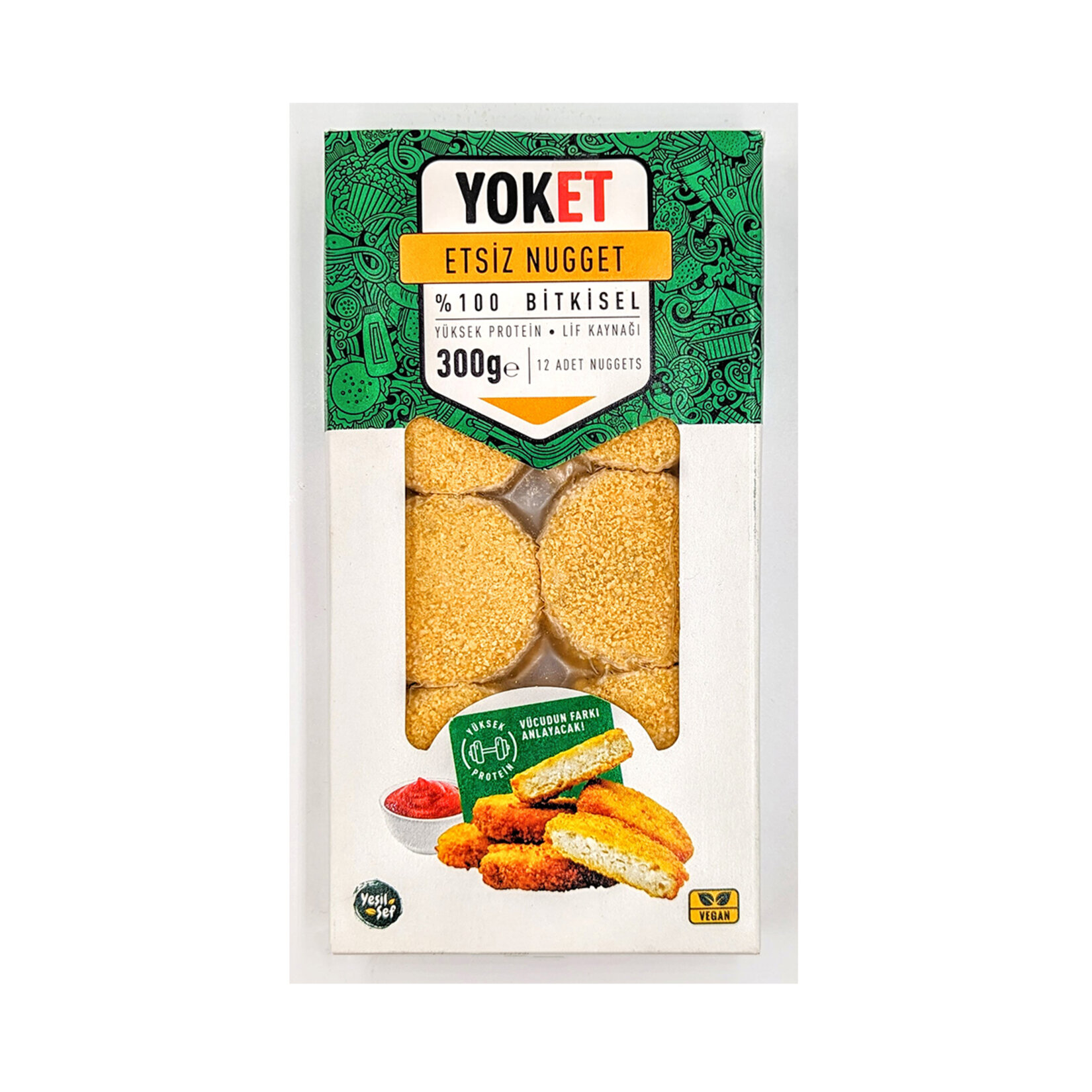 Yoket Bitkisel Nugget 12'li - 300G