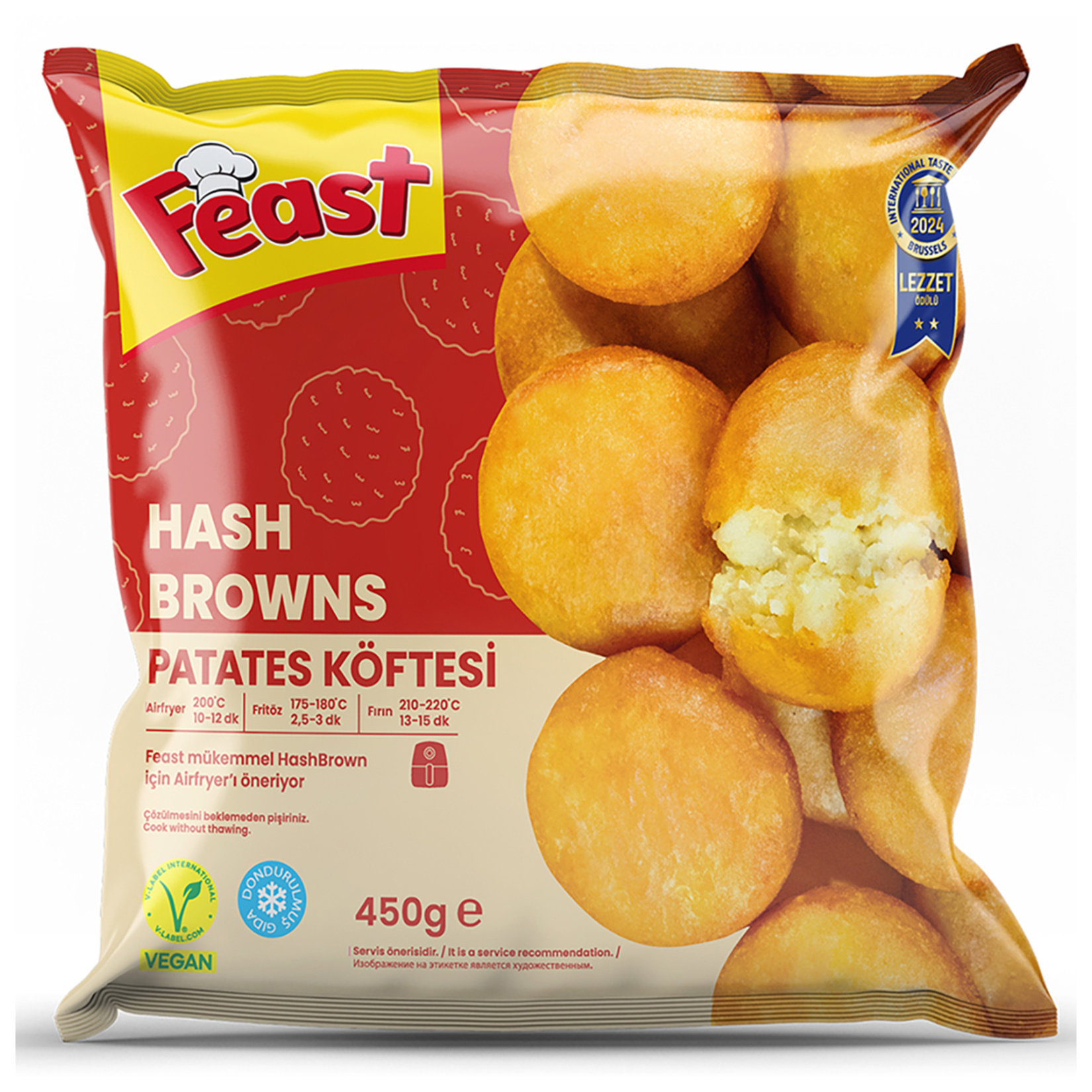 Feast Dondurulmuş Hashbrown 450 G