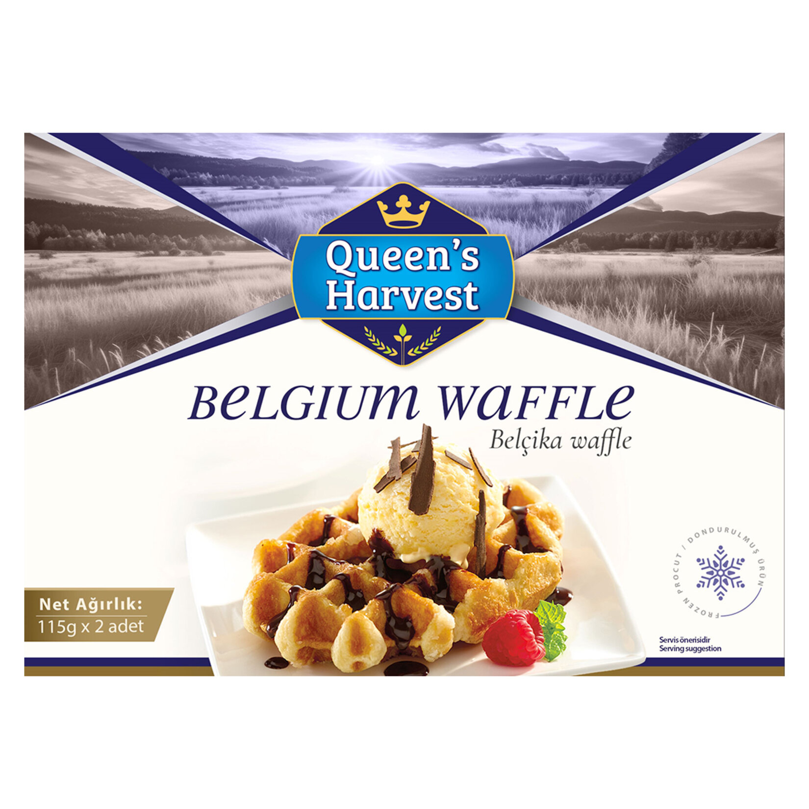 Queen's Harvest Belçika Waffle 2x115 G