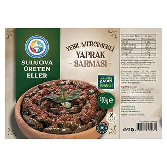 Suluova Üreten Eller Yeşil Mercimekli Yaprak Sarma 400 g