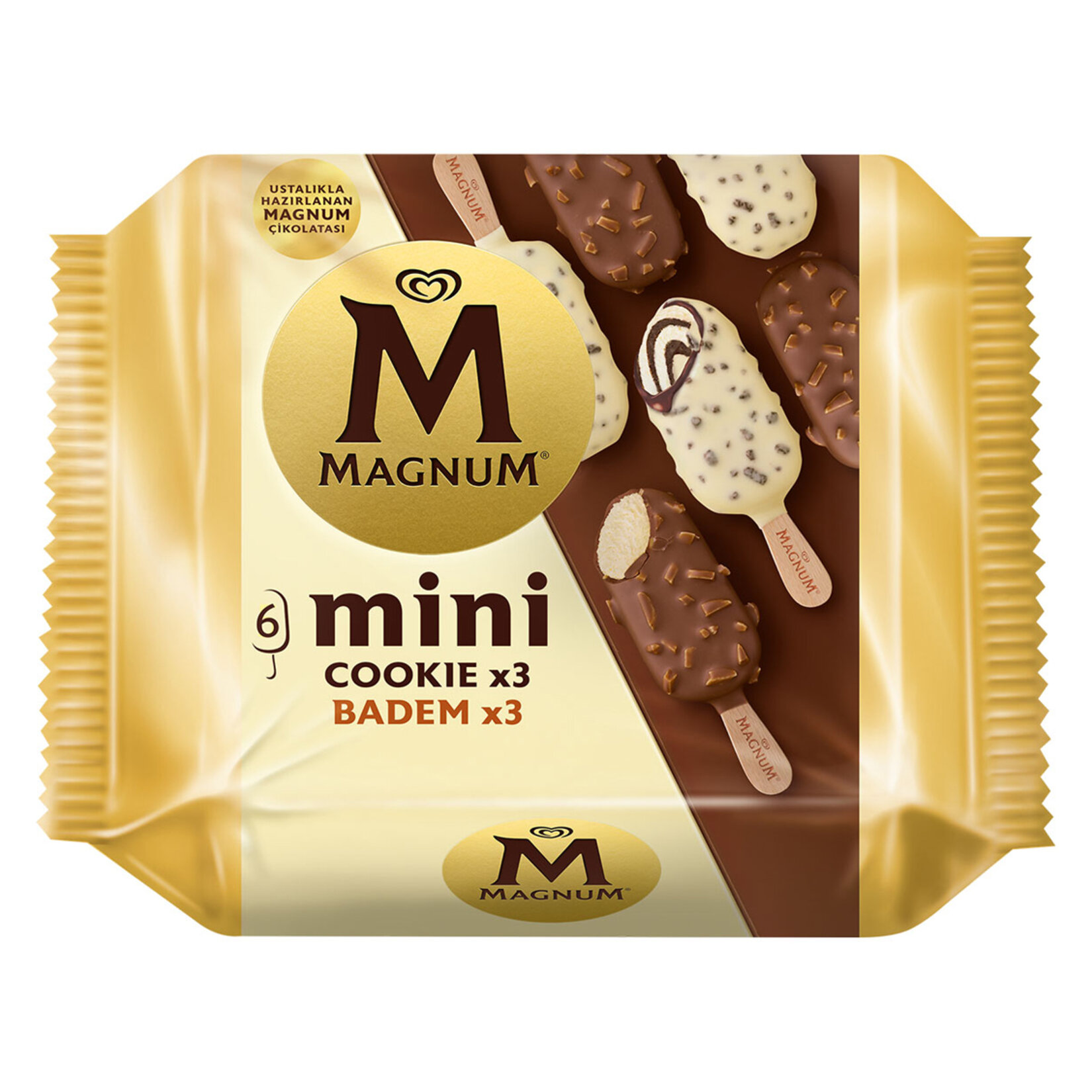 Magnum Mini Cookie & Badem 337.5 Ml