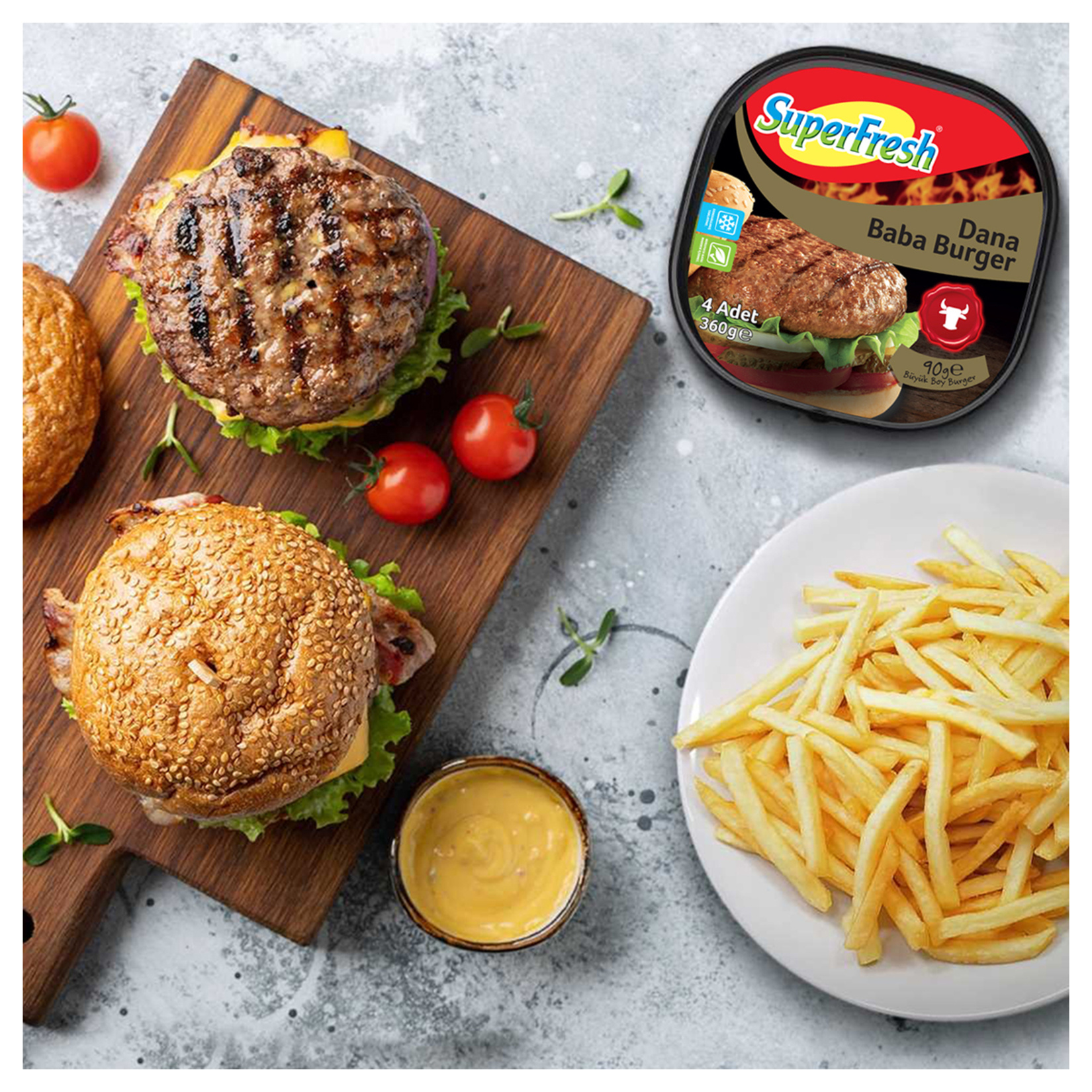 Superfresh Baba Burger 360 G - Görsel 2