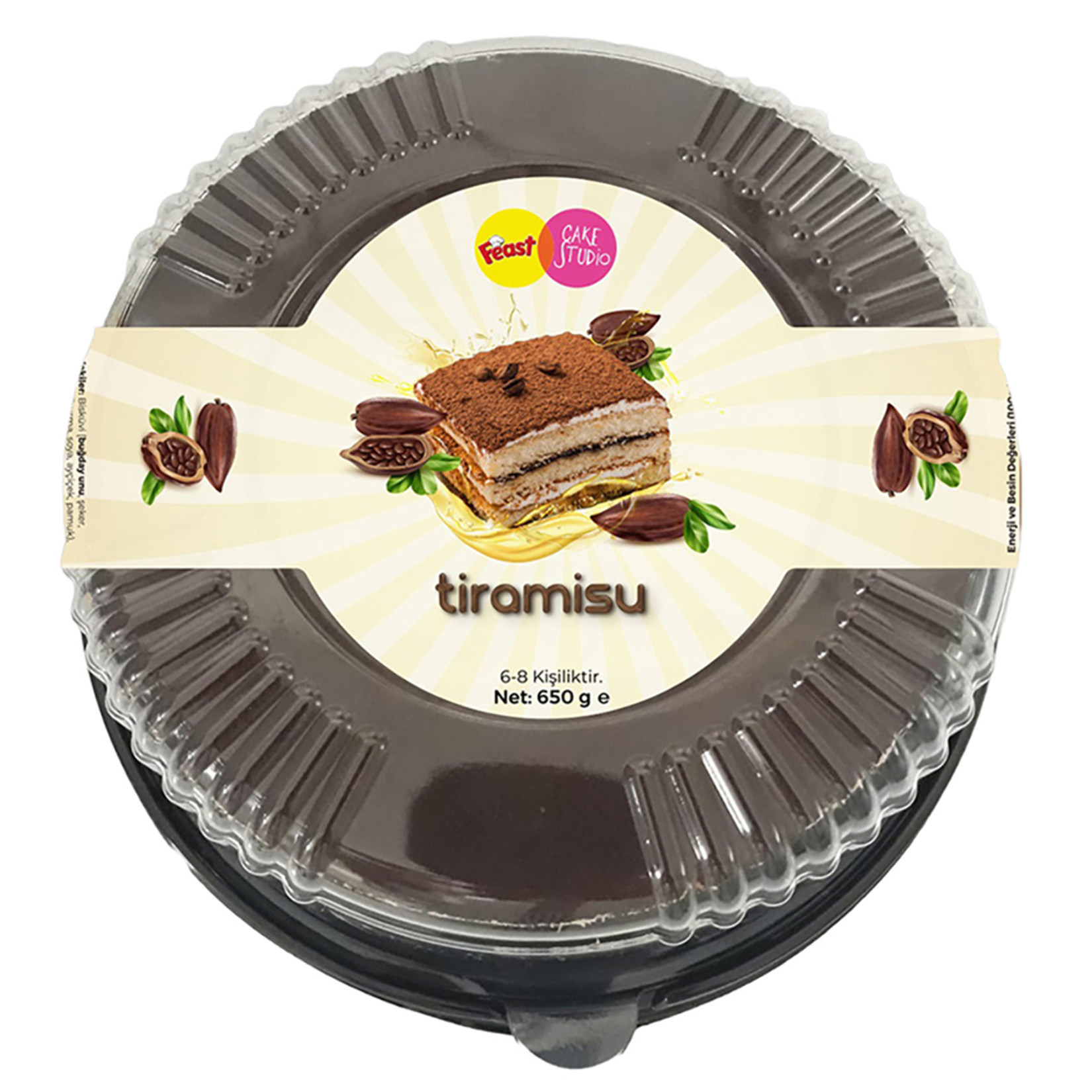 Feast Dondurulmuş Tiramisu Pasta 600 G