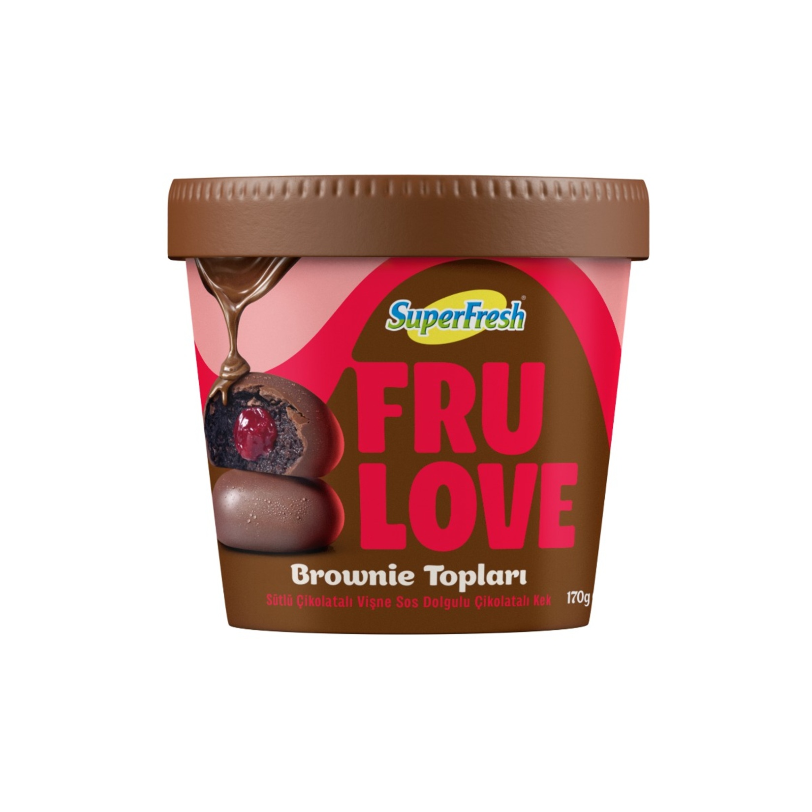 Superfresh Frulove Browni Topları 170 G