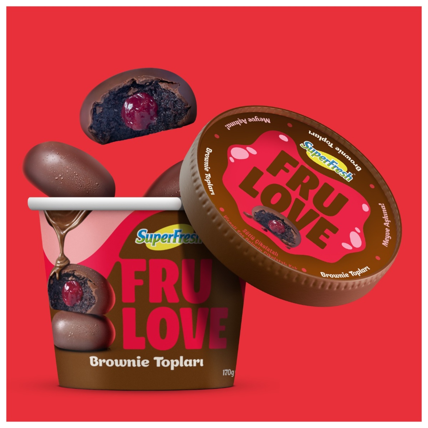 Superfresh Frulove Browni Topları 170 G - Görsel 2