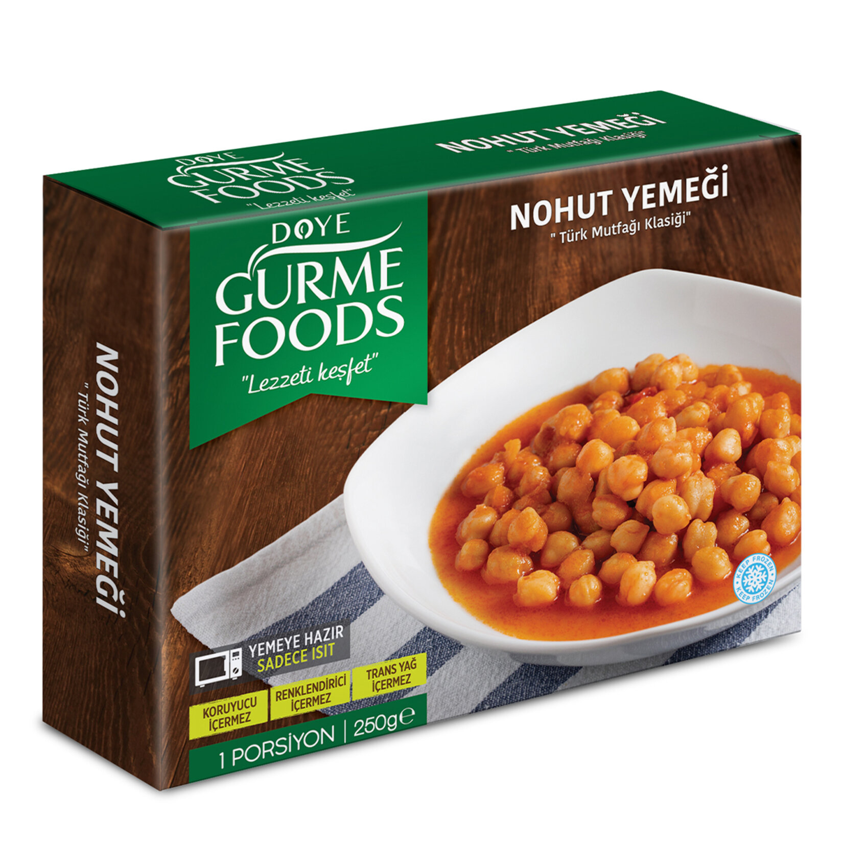 Doye Gurmefoods Dondurulmuş Nohut Yemeği 250 G - Görsel 3