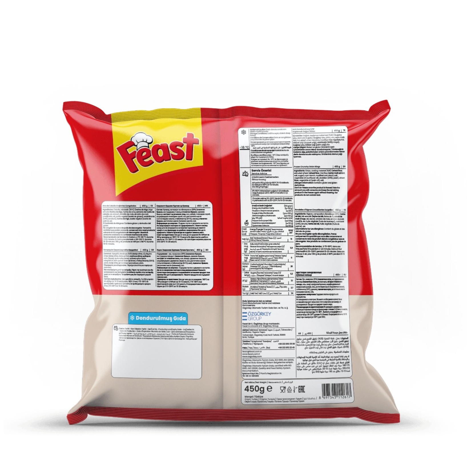 Feast Dondurulmuş Poprings Soğan Halkası 450 G - Görsel 2