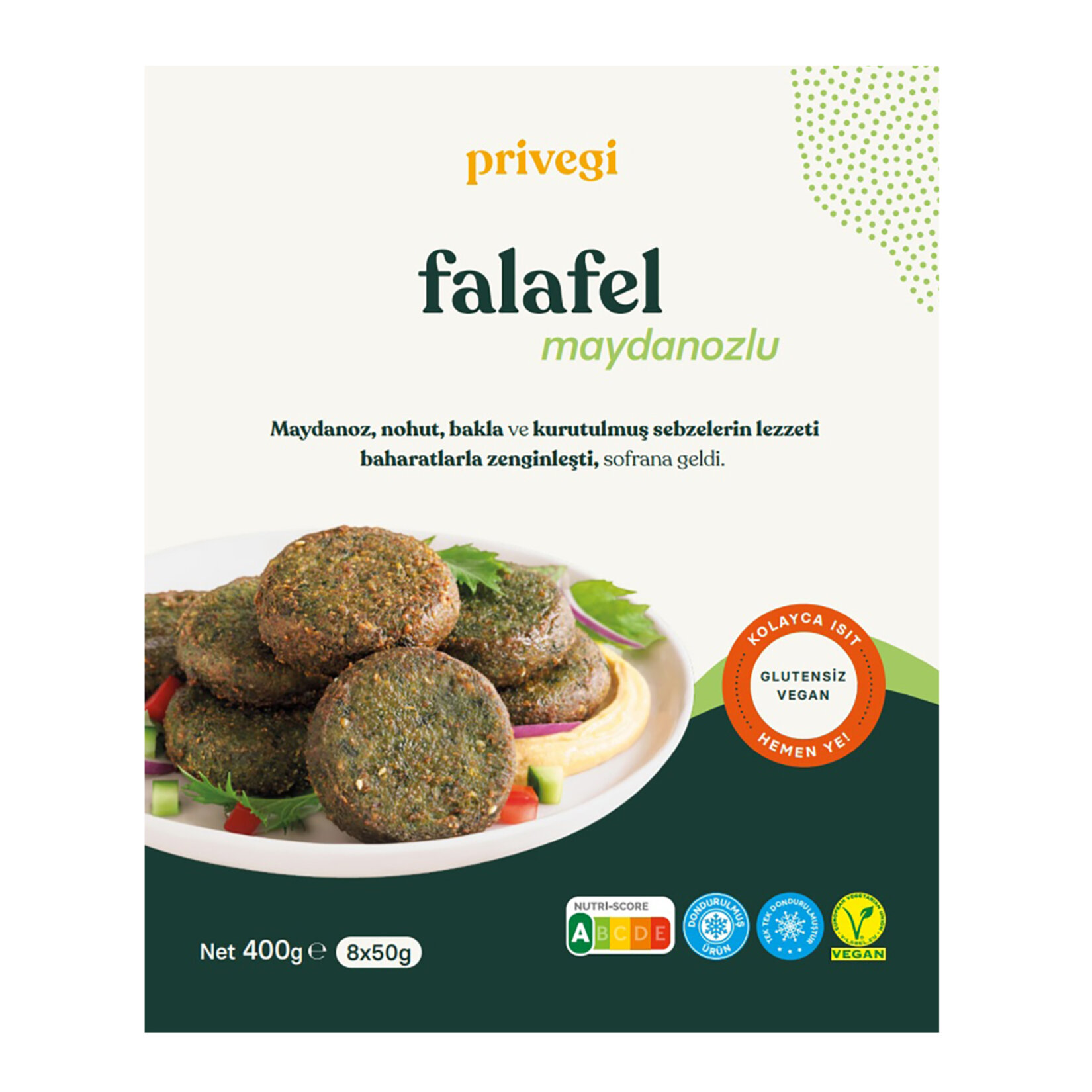 Privegi Maydanozlu Falafel 400 G