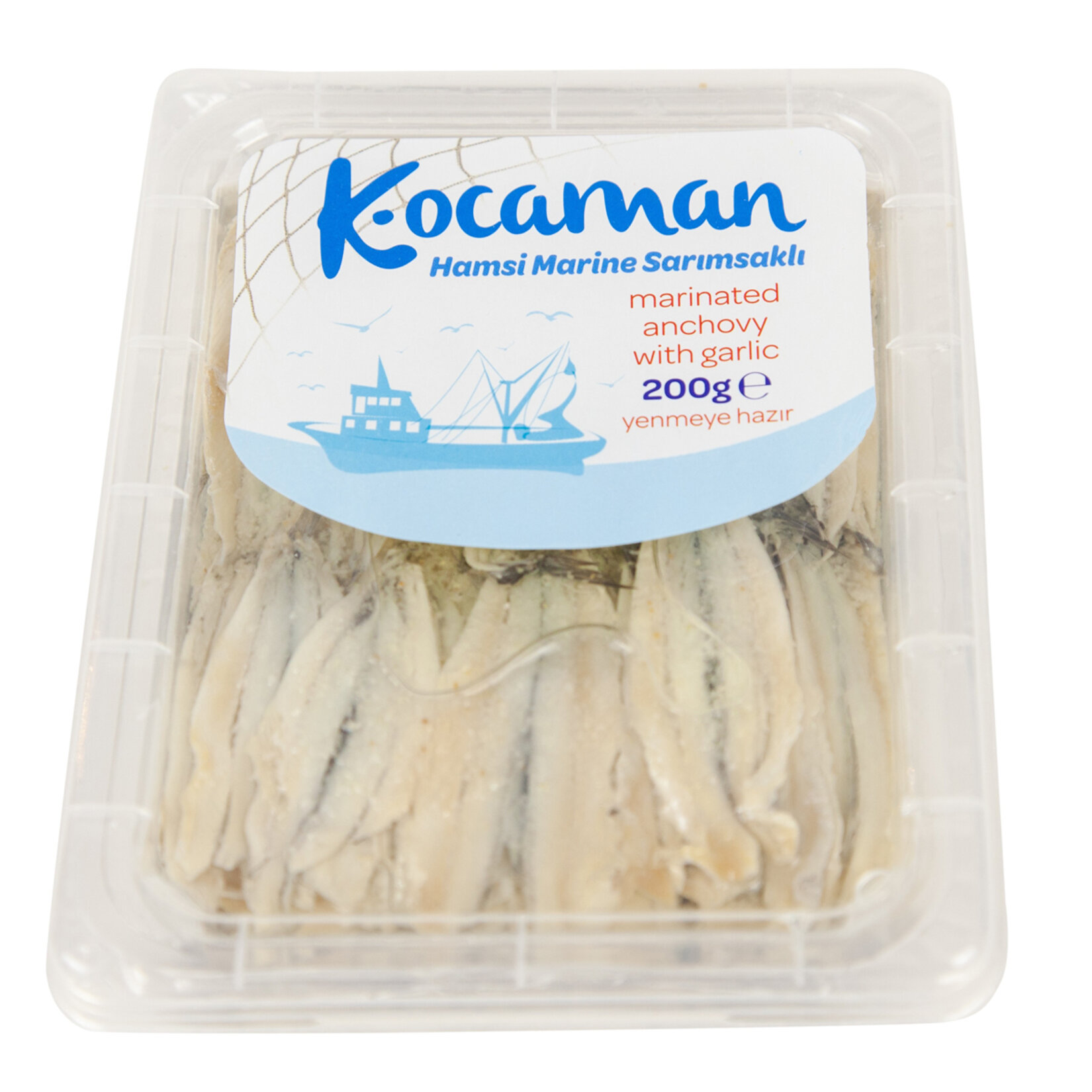 Kocaman Hamsi Marine Sarımsaklı 200 G