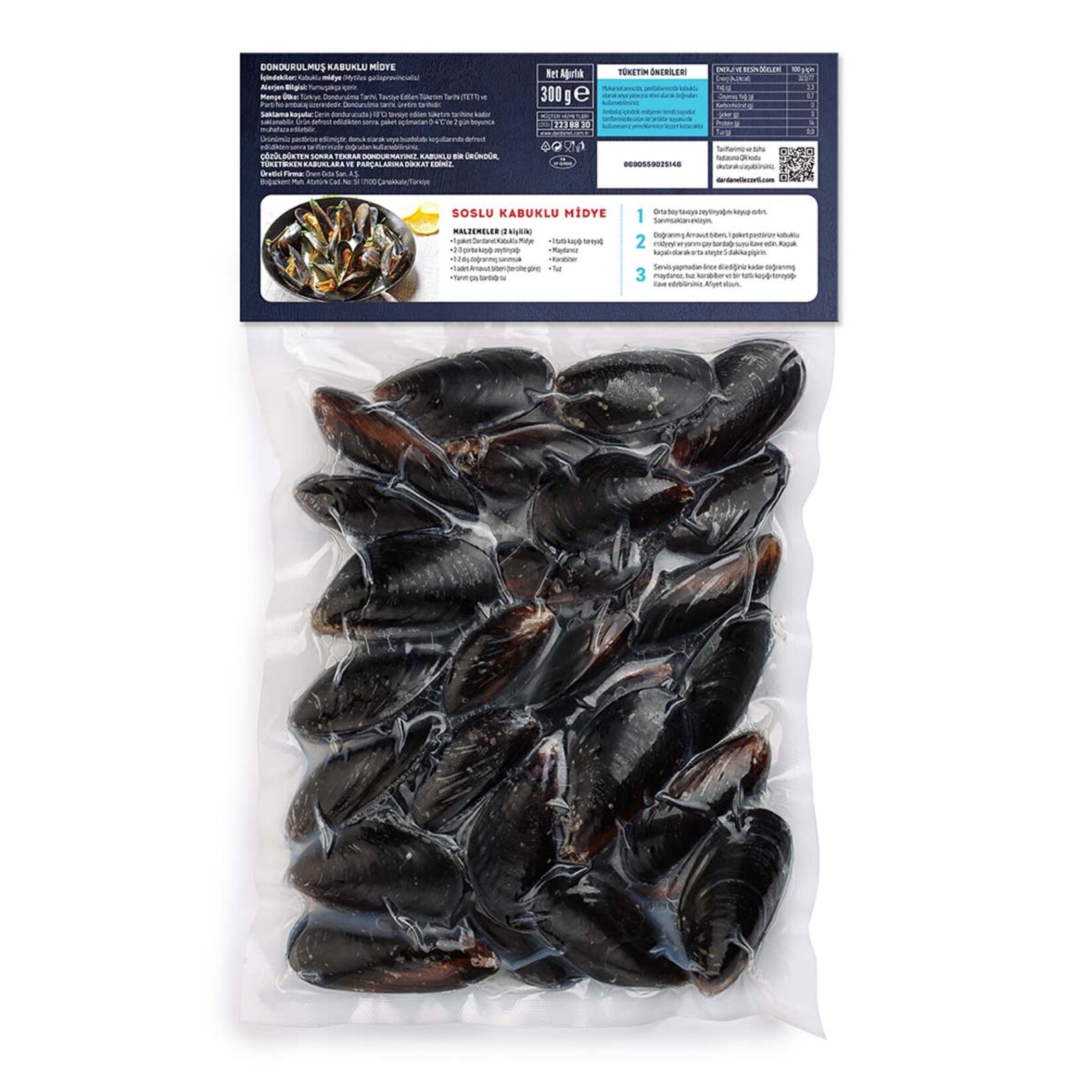 Dardanel Kabuklu Midye 300 G - Görsel 2