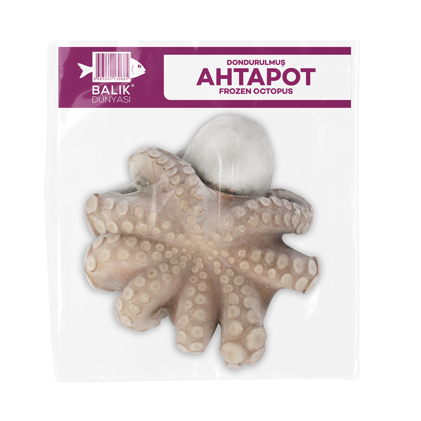 Balık Dünyası Dondurulmuş Bütün Ahtapot 1.5 Kg