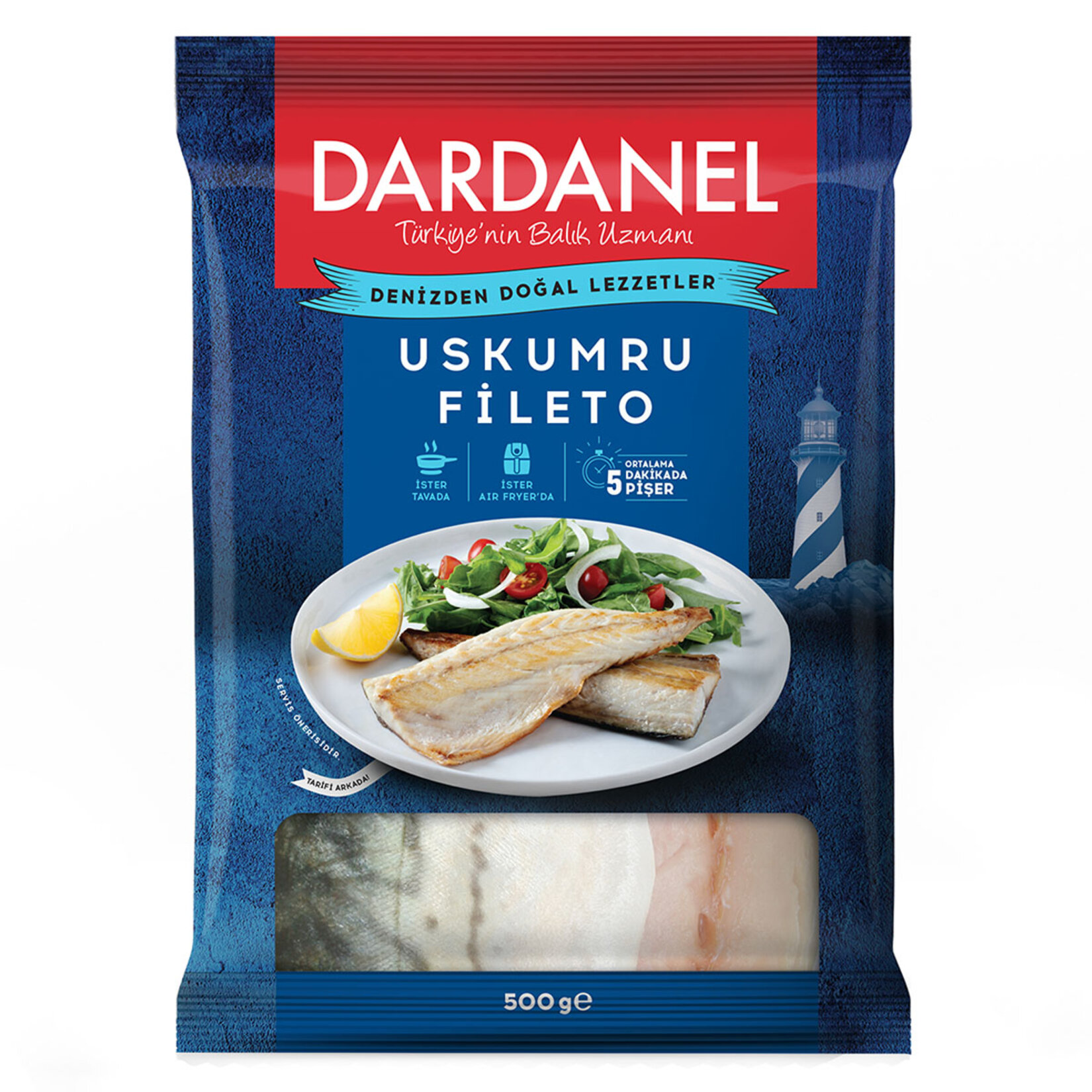Dardanel Donuk Uskumru Fileto 500 G - Görsel 1