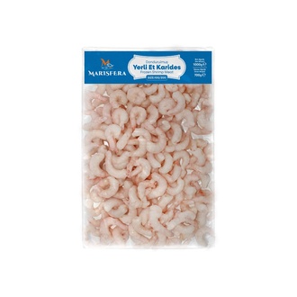 Marisfera Dondurulmuş Yerli Et Karides 100/200 1 kg
